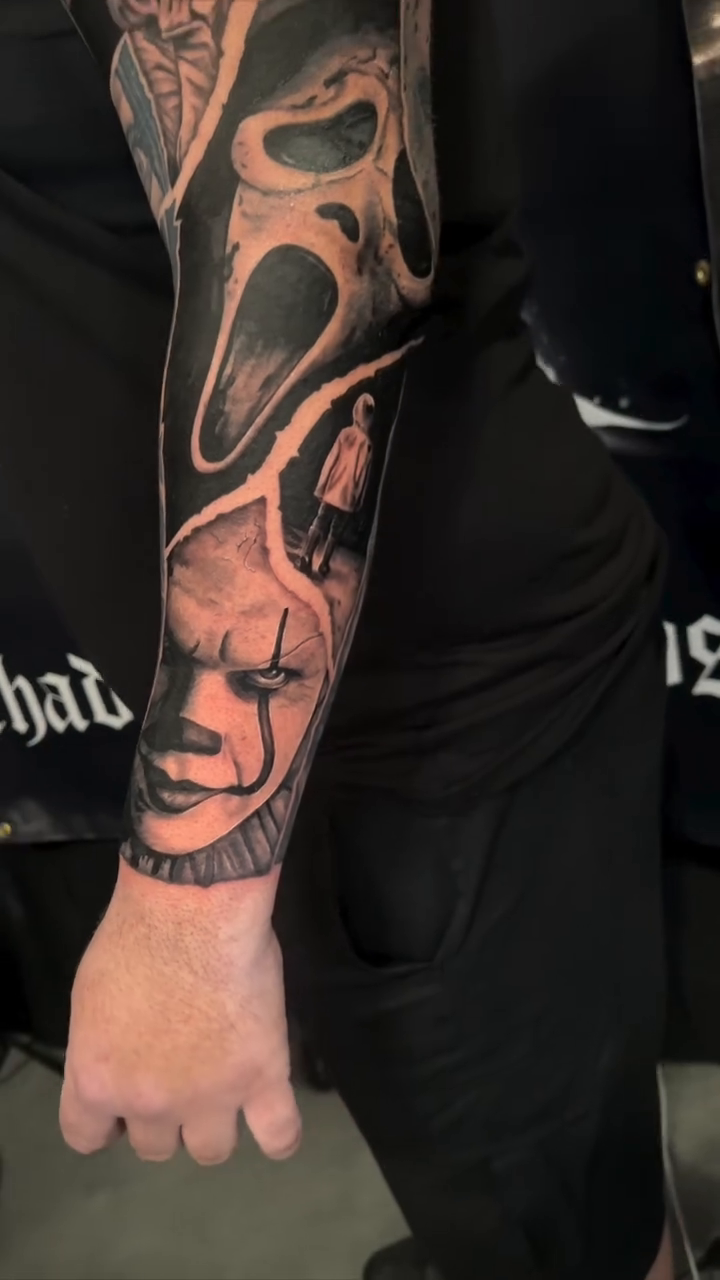 Tattoo by @chadbelltattoos — realism, dark_realism