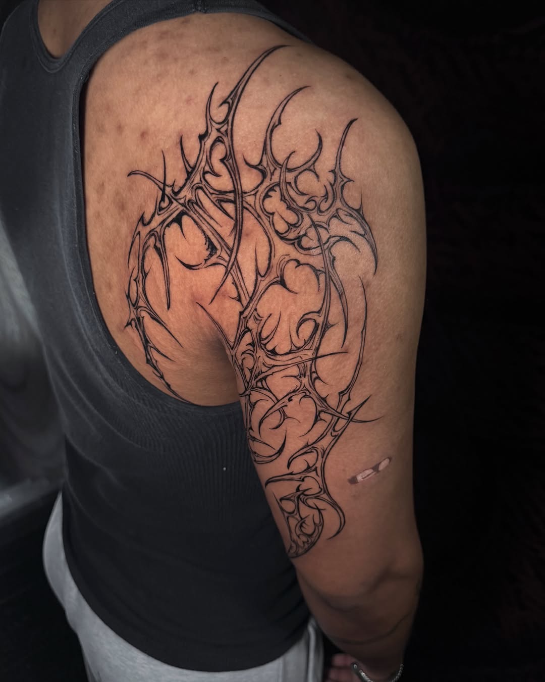 Tattoo by @geetat7 — blackwork, ornamental