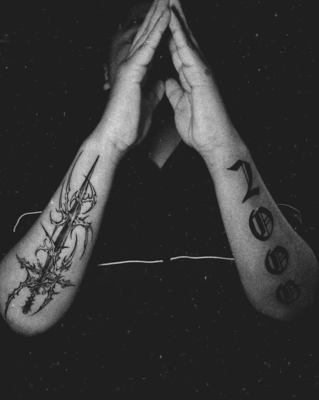 Tattoo by @geetat7 — blackwork, lettering_script