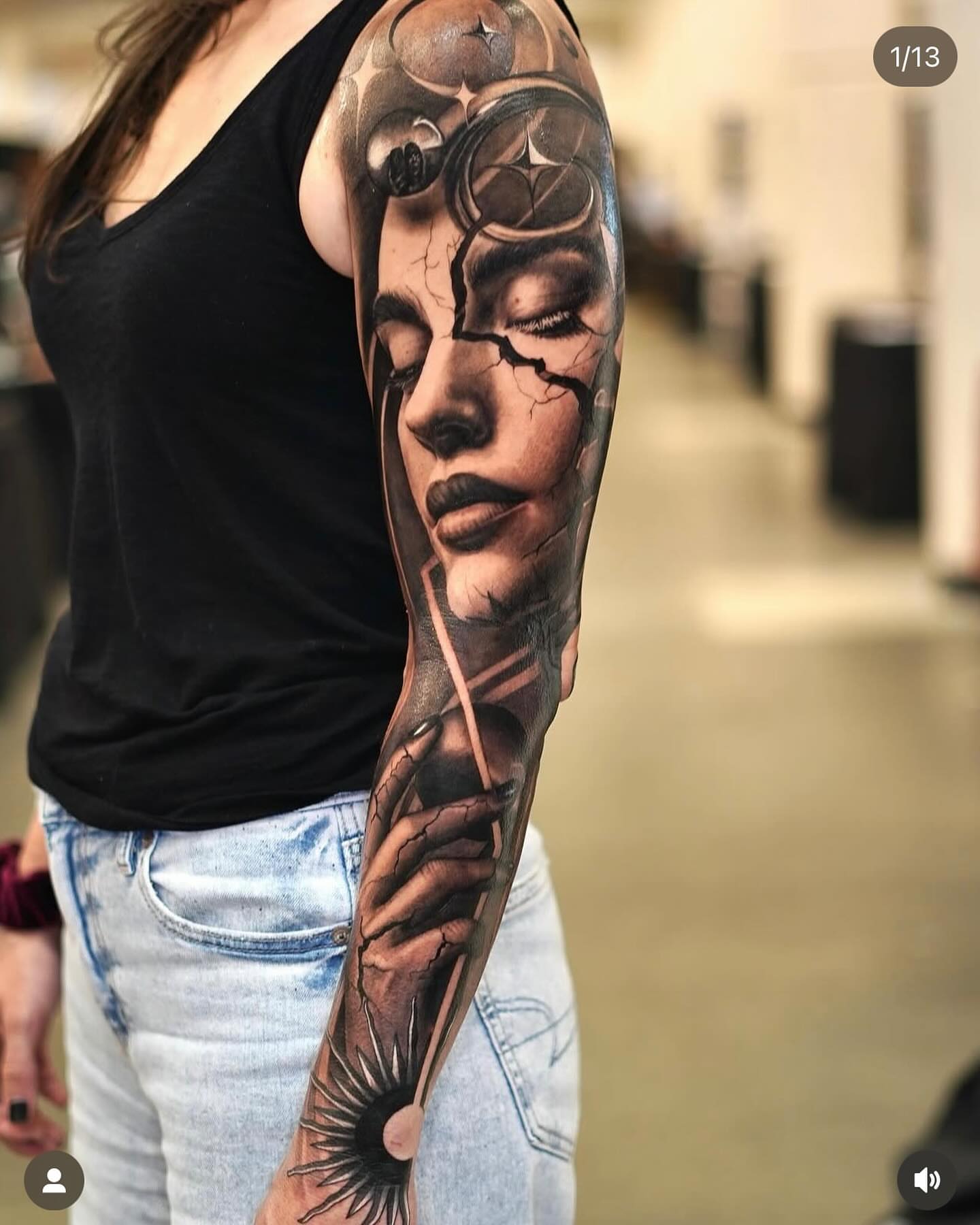Tattoo by @sezarutattoos — realism, dark_realism