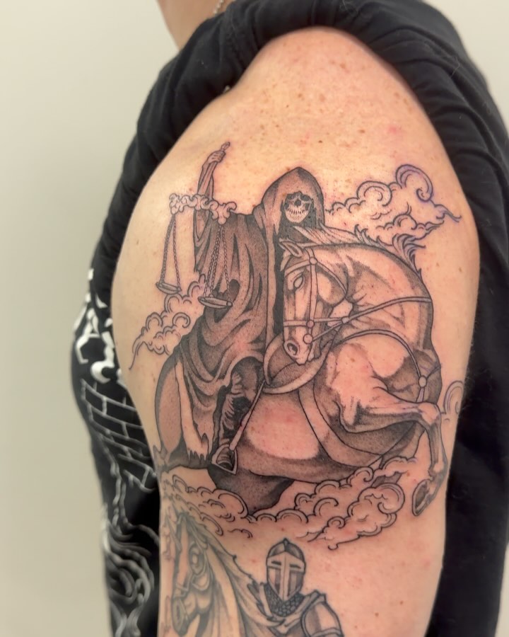 Tattoo by @rog_kelly — black_and_grey, realism
