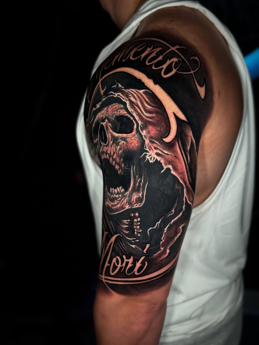Tattoo by @jhankoreyes_arts — realism, lettering_script