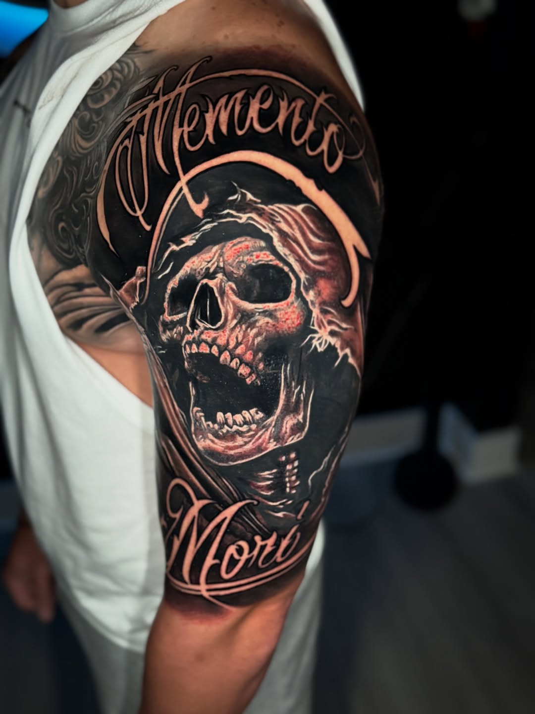 Tattoo by @jhankoreyes_arts — realism, lettering_script