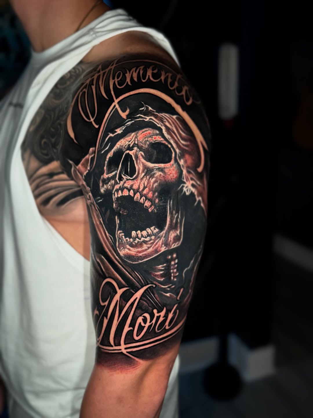Tattoo by @jhankoreyes_arts — realism, lettering_script