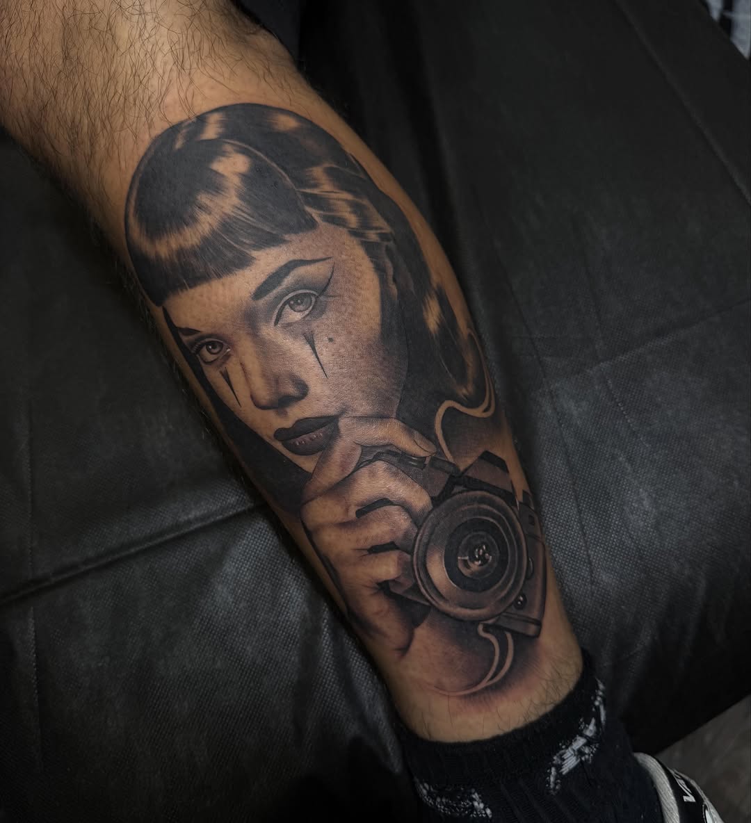 Tattoo by @tattoosxjoseph โ realism, black_and_grey