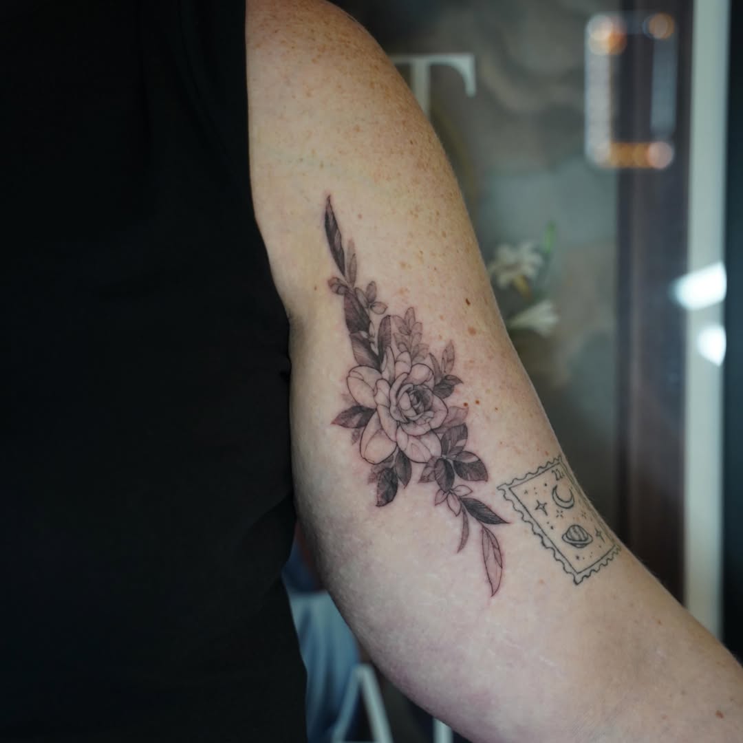 Tattoo by @emmaleetattoo — black_and_grey