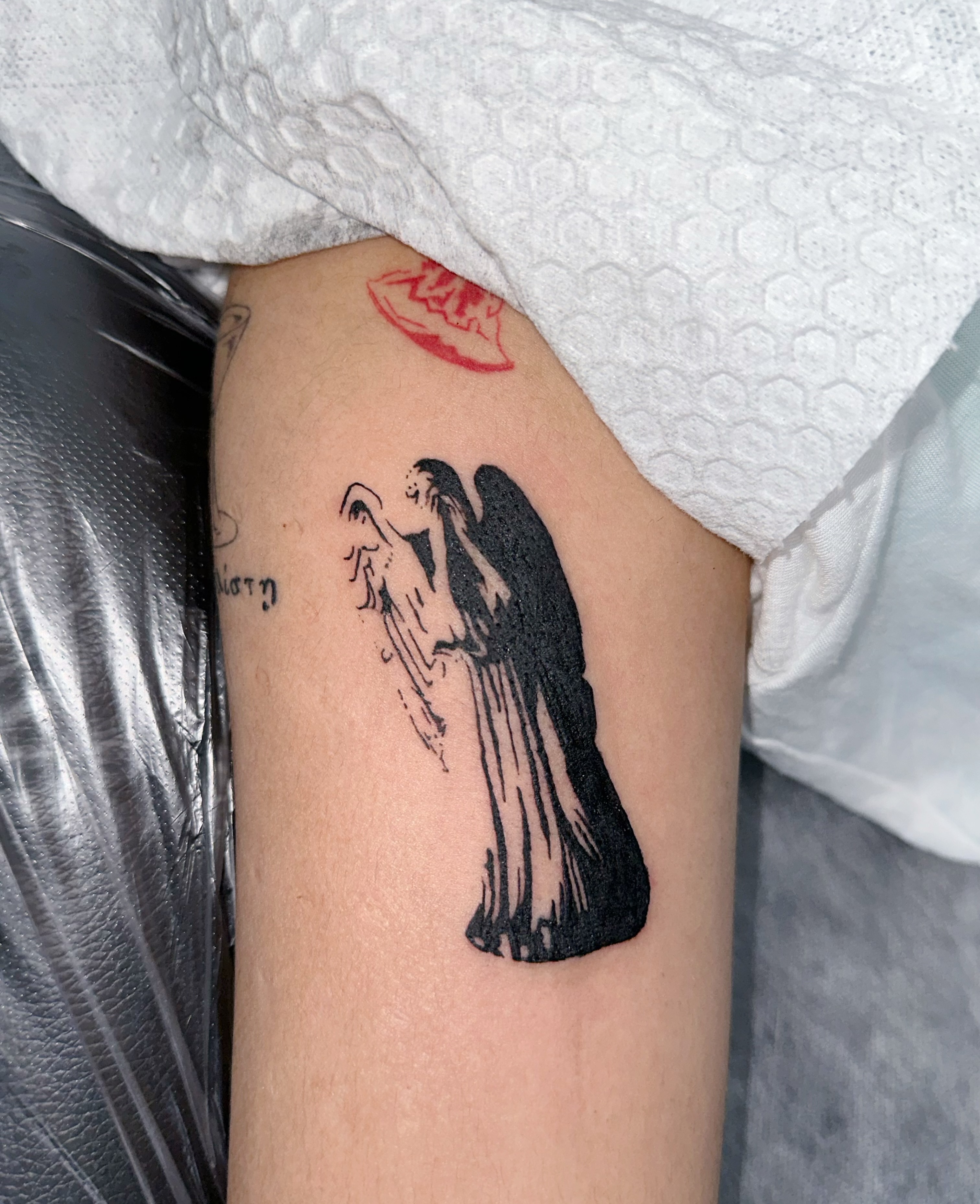 Tattoo by @kiijooya — black_and_grey