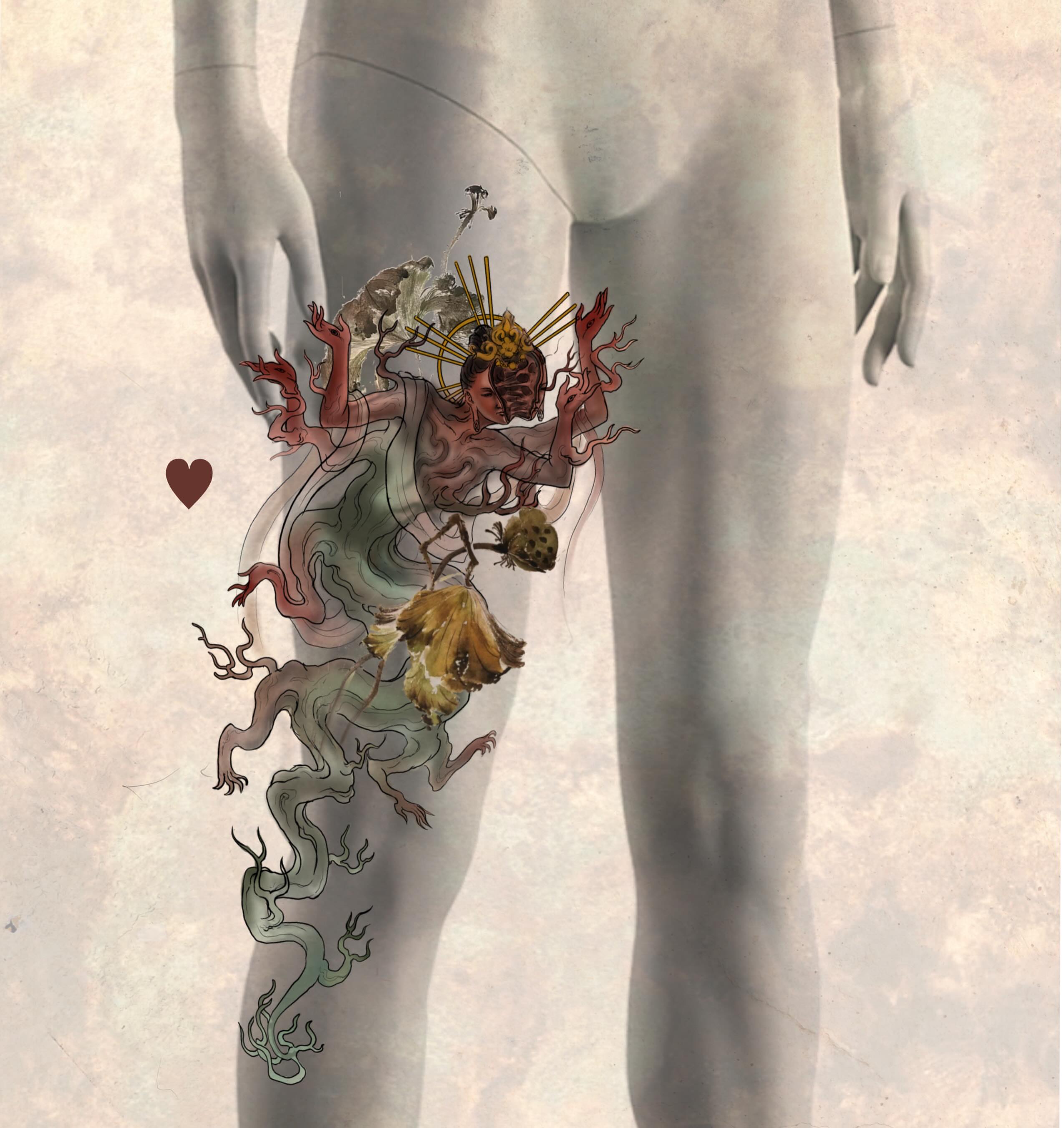 Tattoo by @jeminren — surrealism
