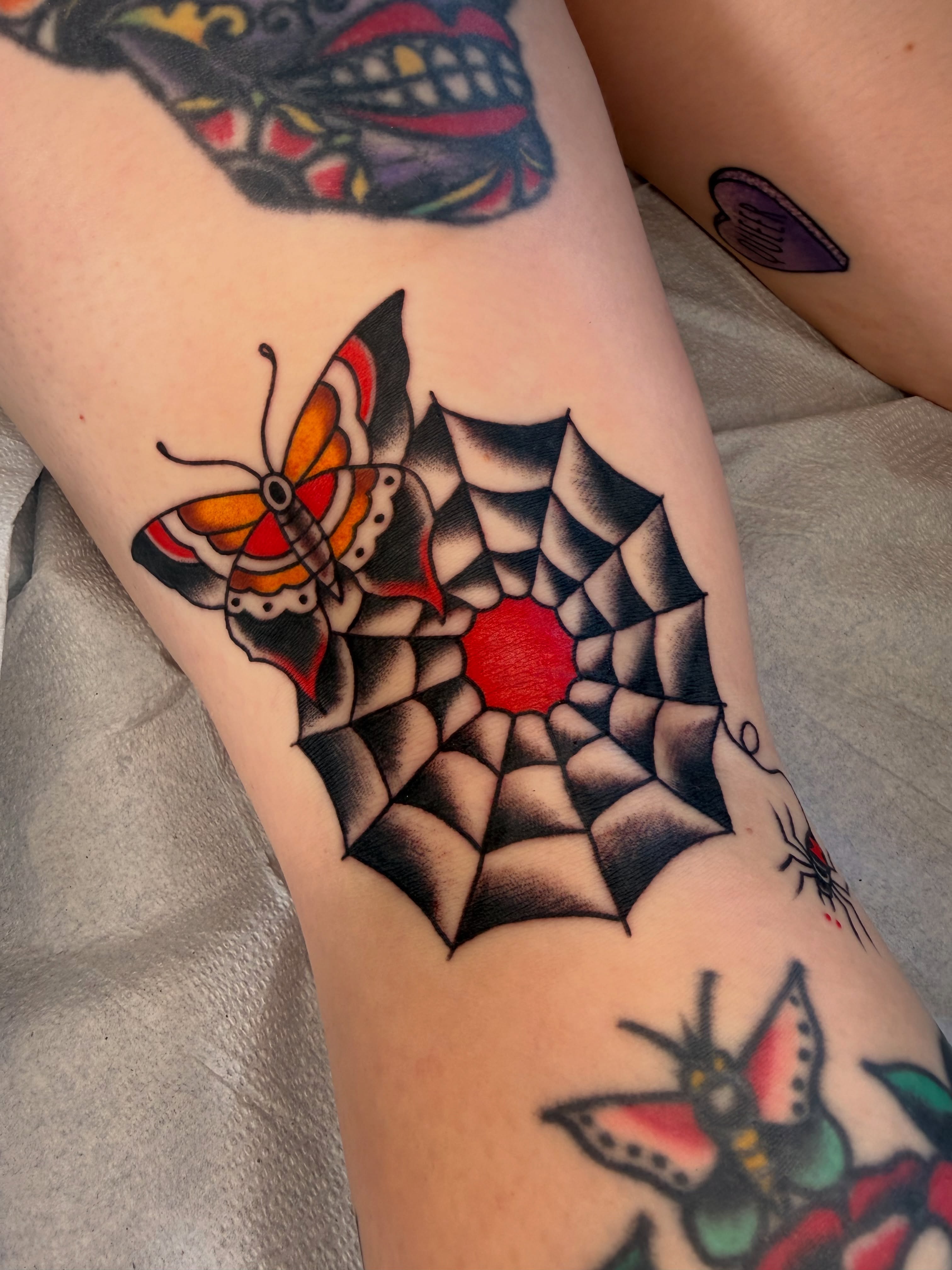 Tattoo by @zimovan — american_traditional, geometric