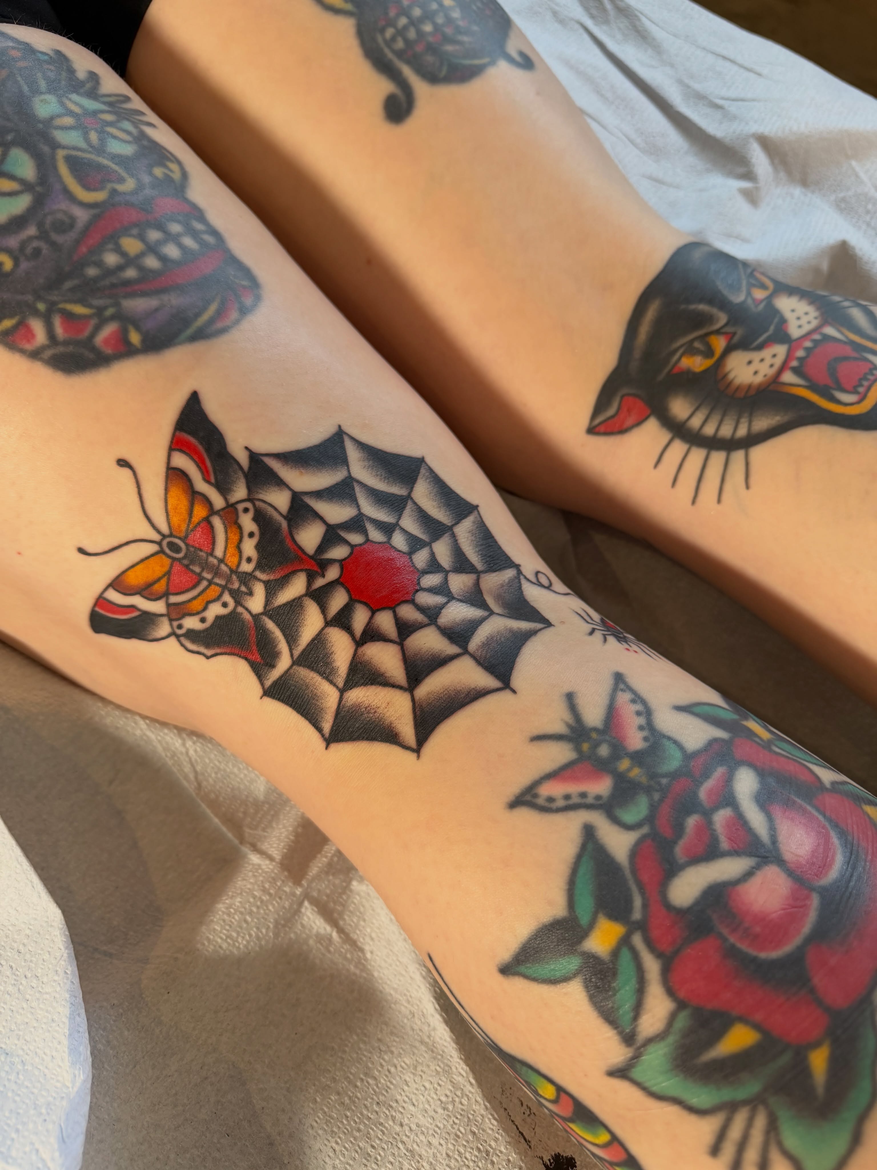 Tattoo by @zimovan — american_traditional, blackwork