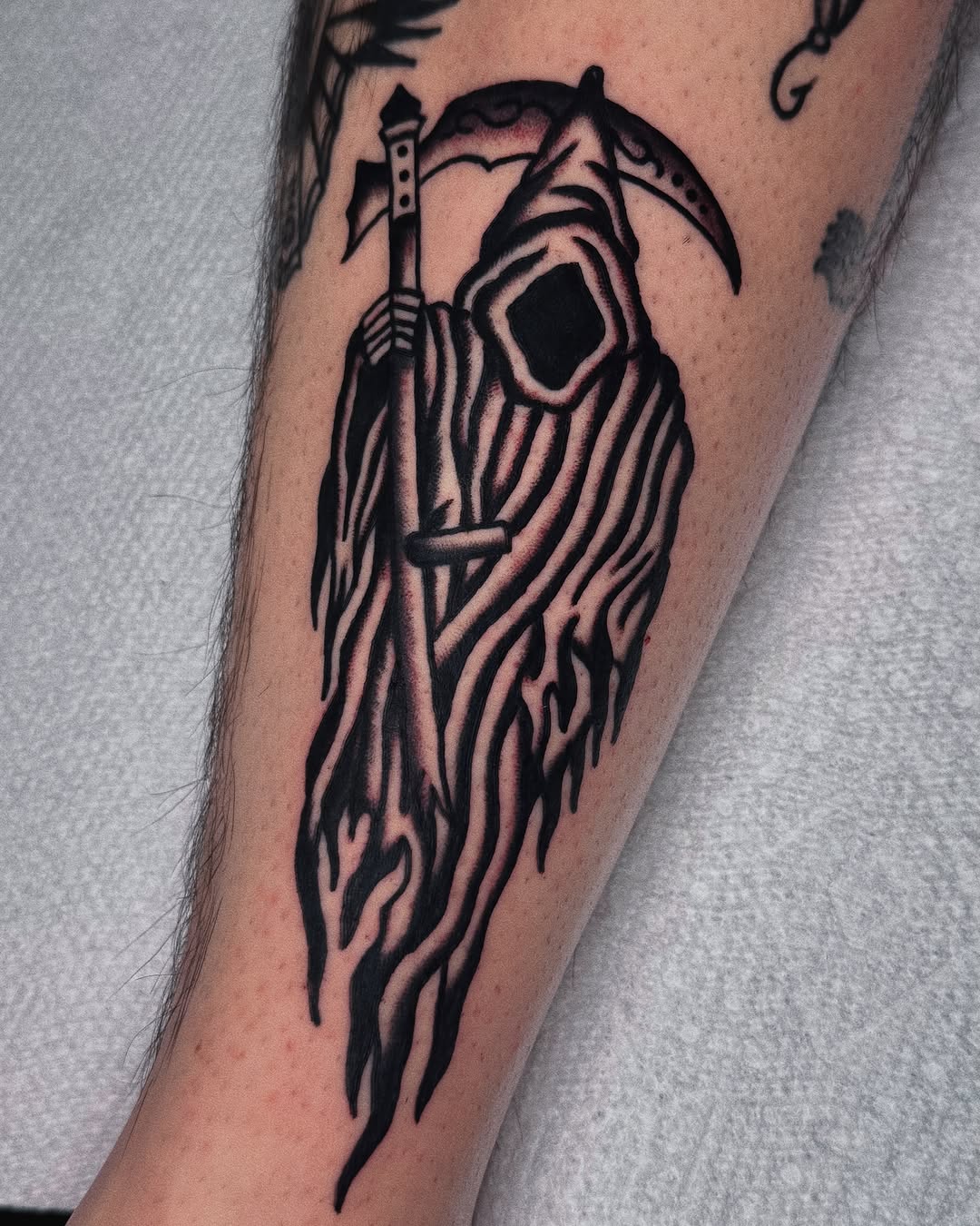 Tattoo by @seanmicheltattoo — black_and_grey