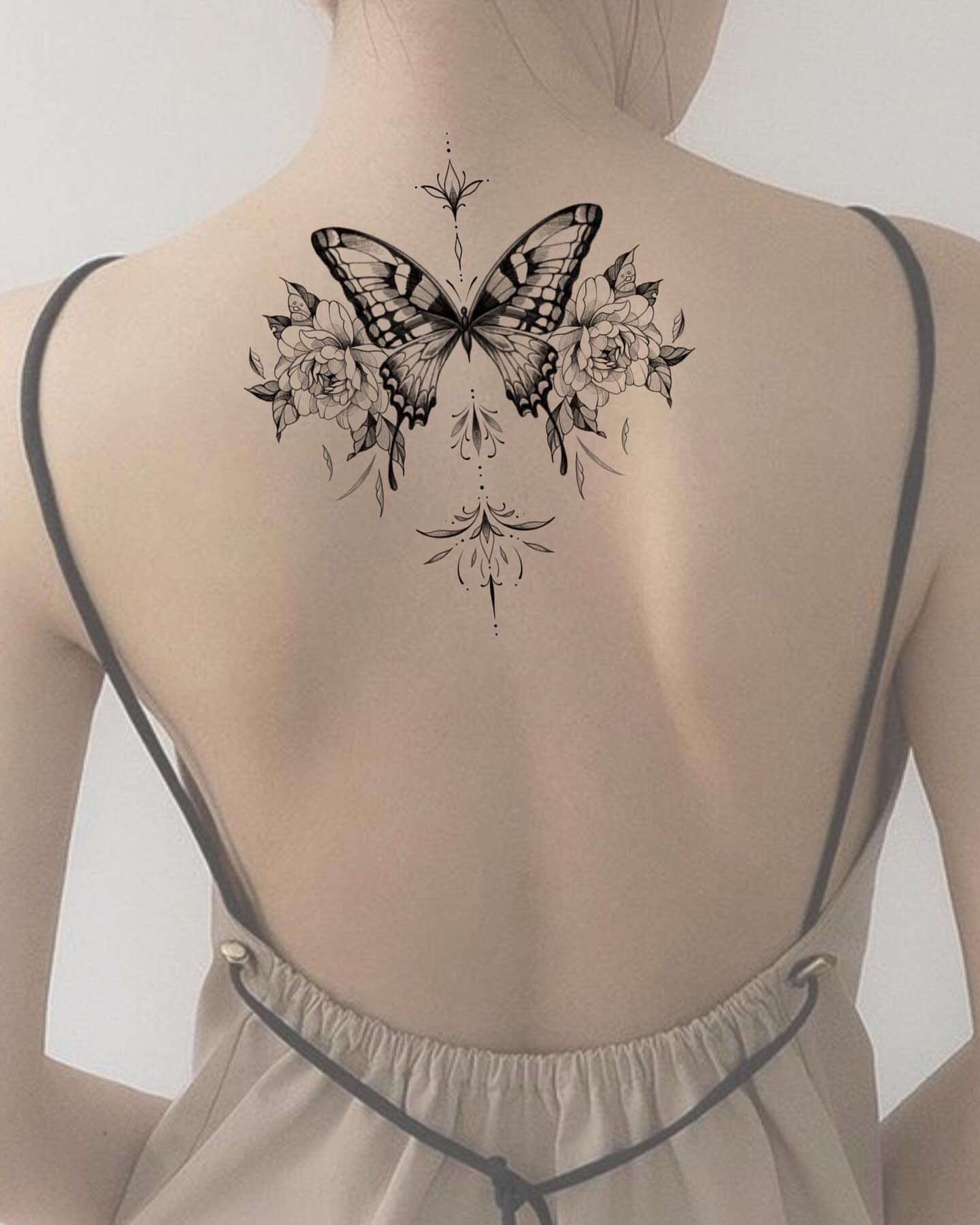Tattoo by @meongtatt — black_and_grey, ornamental