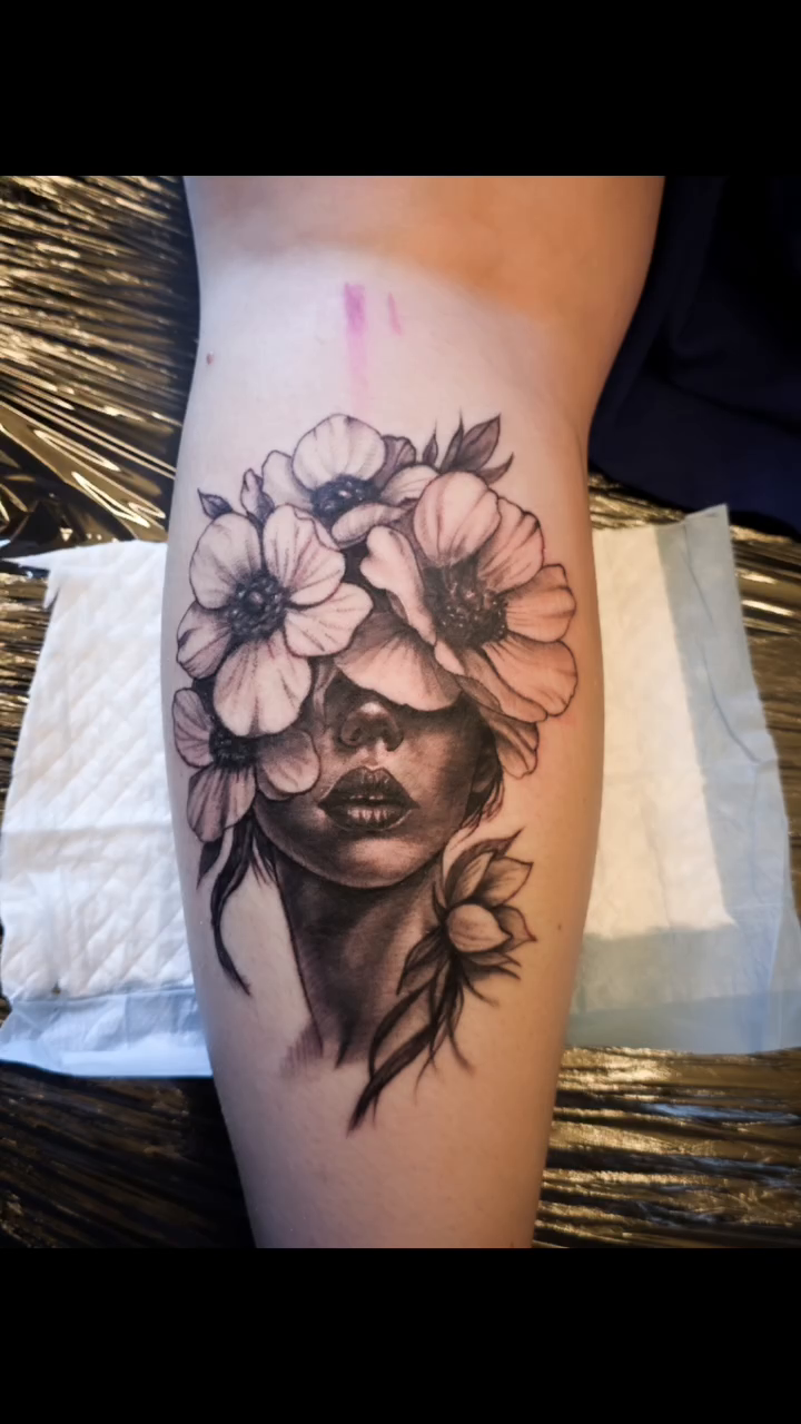 Tattoo by @fatboyink94 — black_and_grey, realism