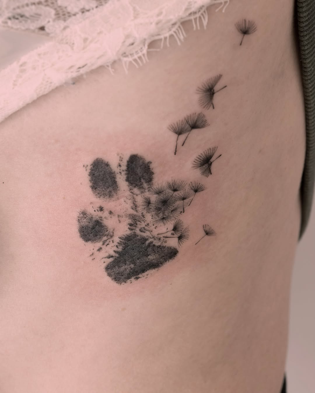 Tattoo by @tattooist_hea — fine_line, black_and_grey