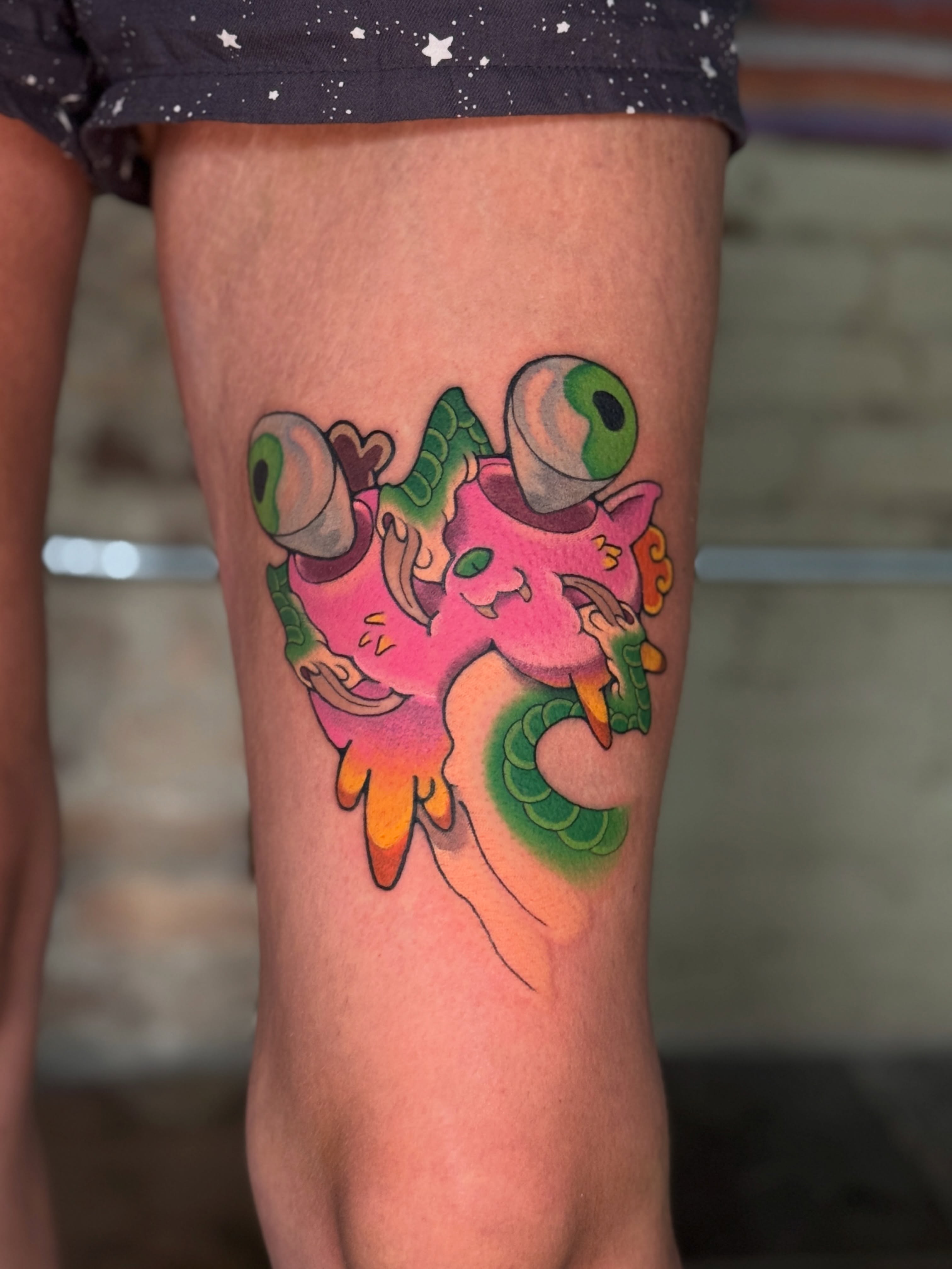 Tattoo by @solarsilas — new_school