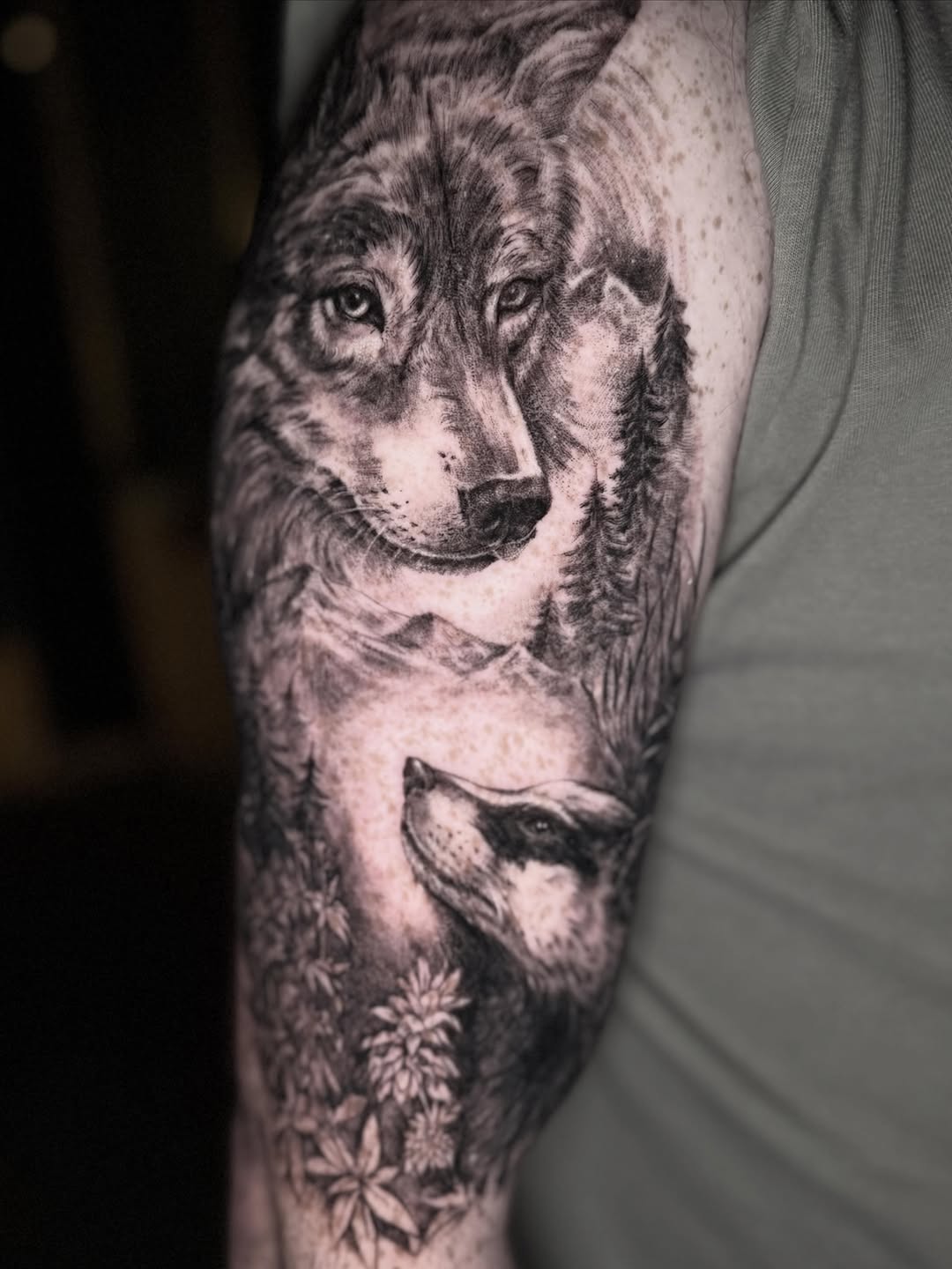 Tattoo work at Middle Tennessee Tattoo Expo 2026
