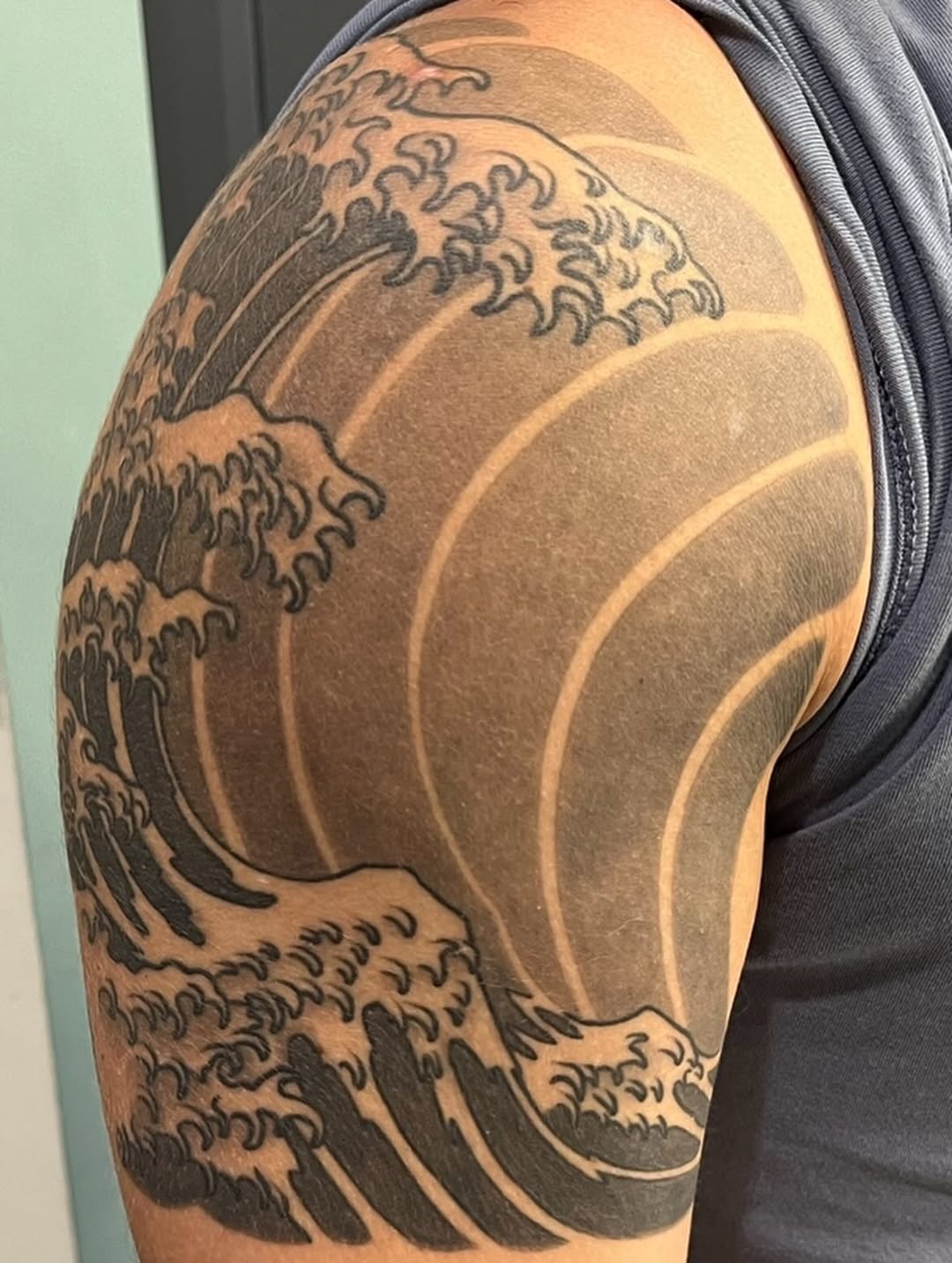 Tattoo by @milesmaniaci — japanese_irezumi, black_and_grey
