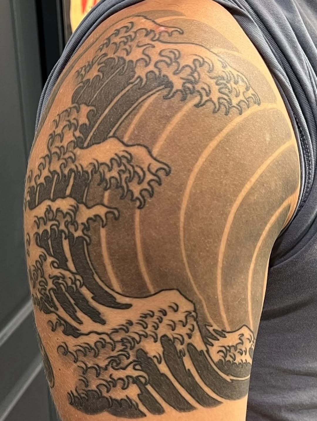 Tattoo by @milesmaniaci — japanese_irezumi, black_and_grey