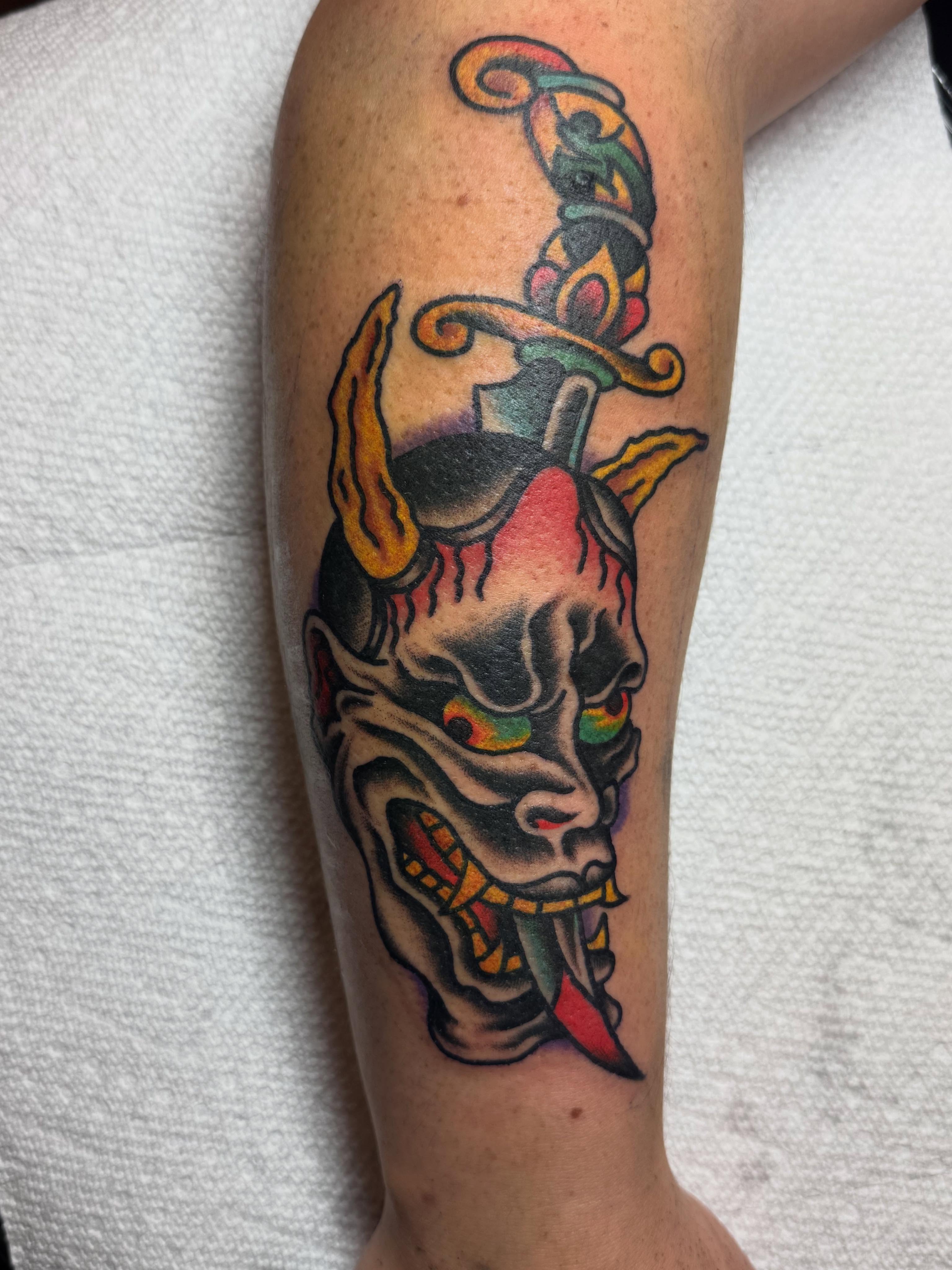 Tattoo by @coldirontattoo — american_traditional, japanese_irezumi