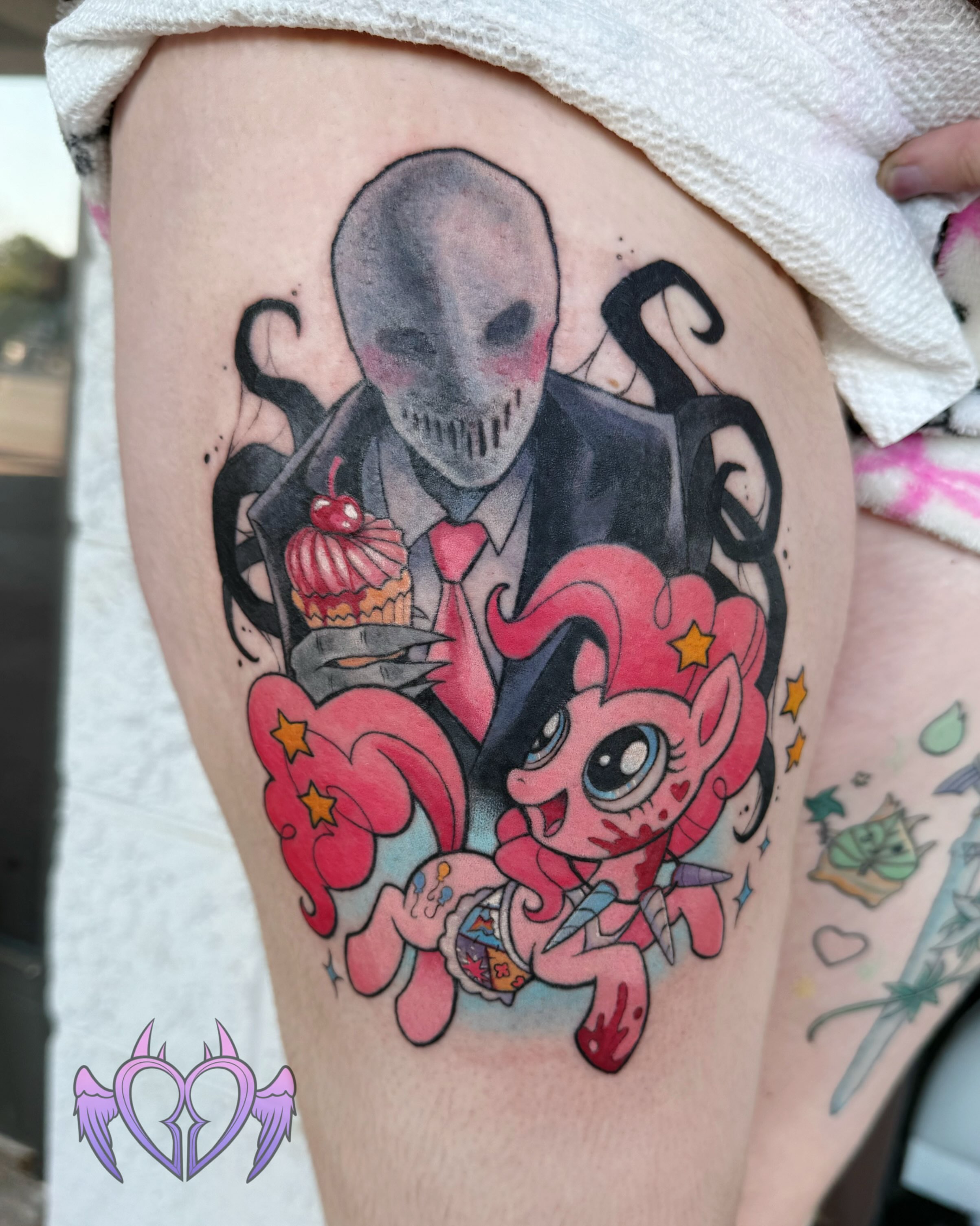 Tattoo by @sugar.sins.tattoo — american_traditional, dotwork