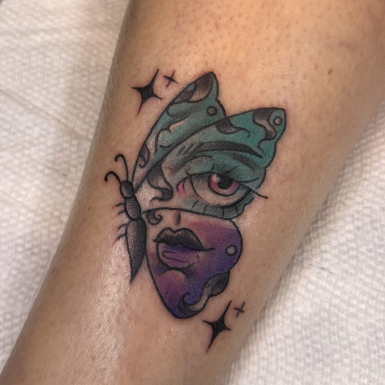 Tattoo by @soapytattoo — new_school, surrealism