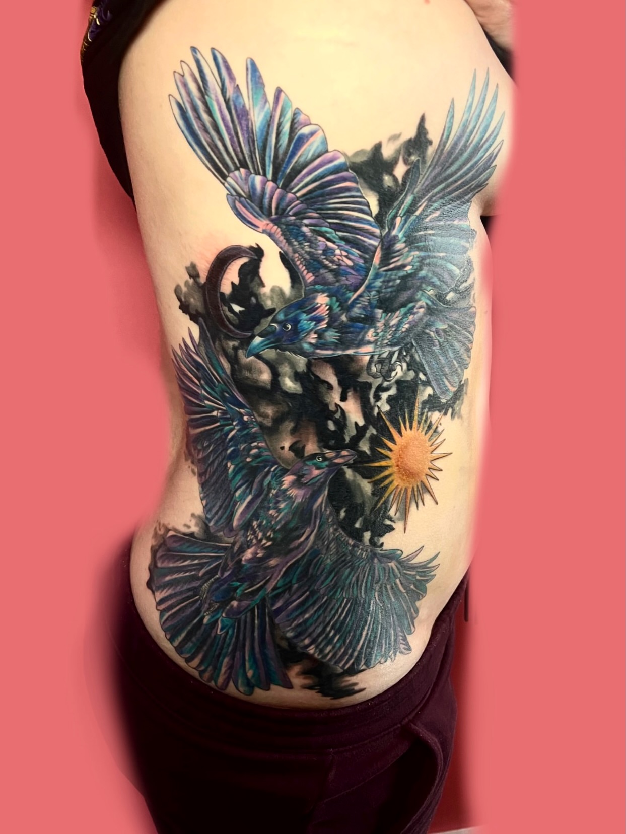 Tattoo by @laurenkelleetattoos — realism, black_and_grey