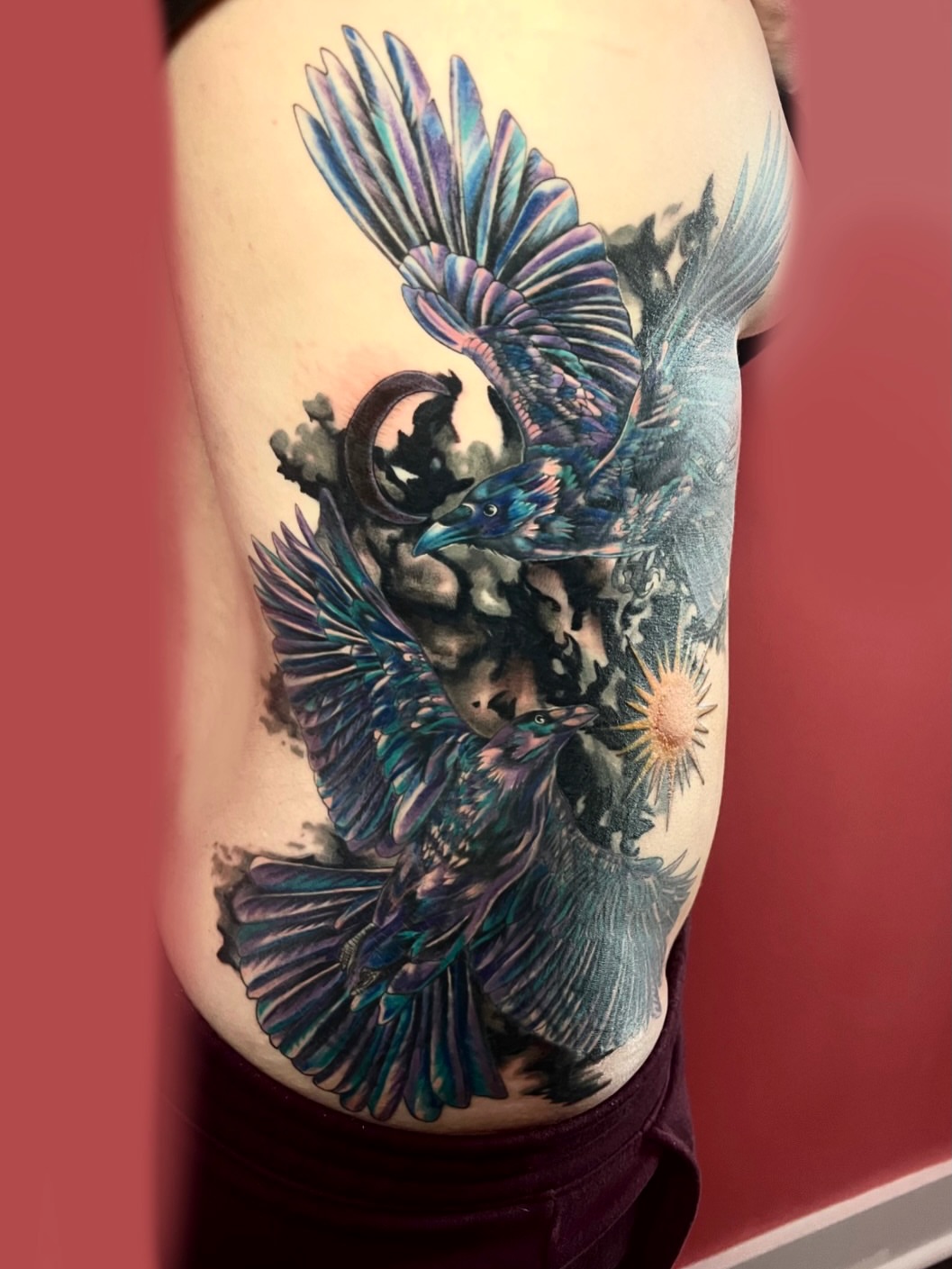 Tattoo by @laurenkelleetattoos — realism, black_and_grey