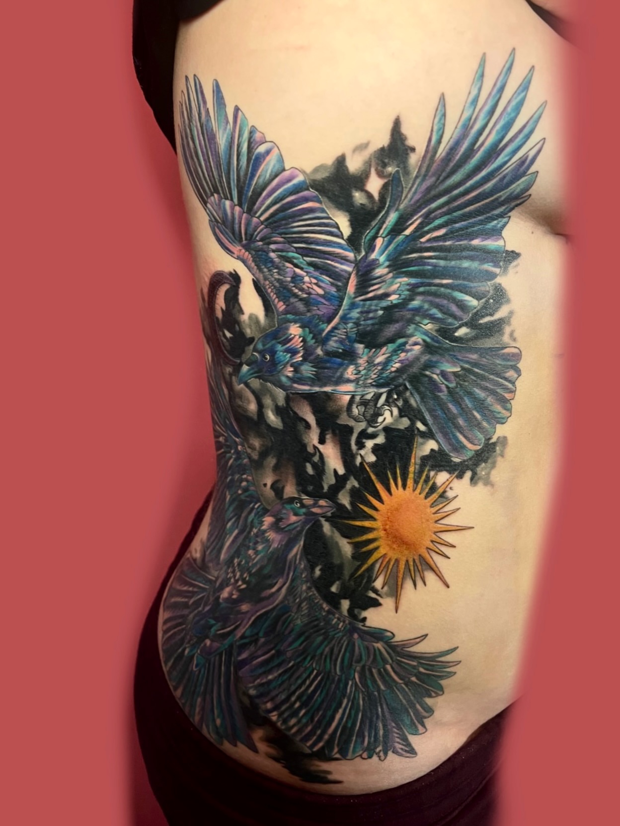 Tattoo by @laurenkelleetattoos — realism, black_and_grey