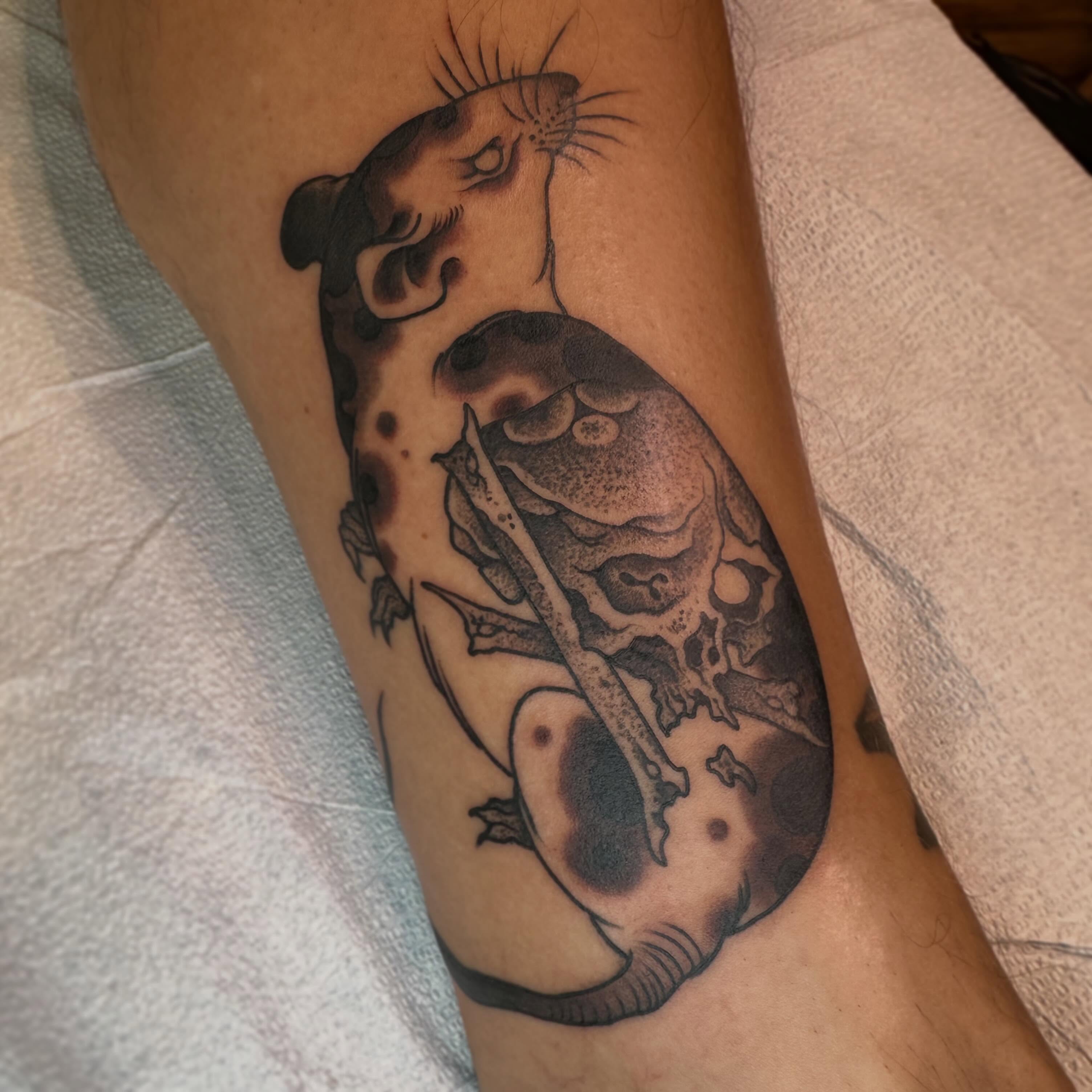 Tattoo by @r_goodkind — black_and_grey