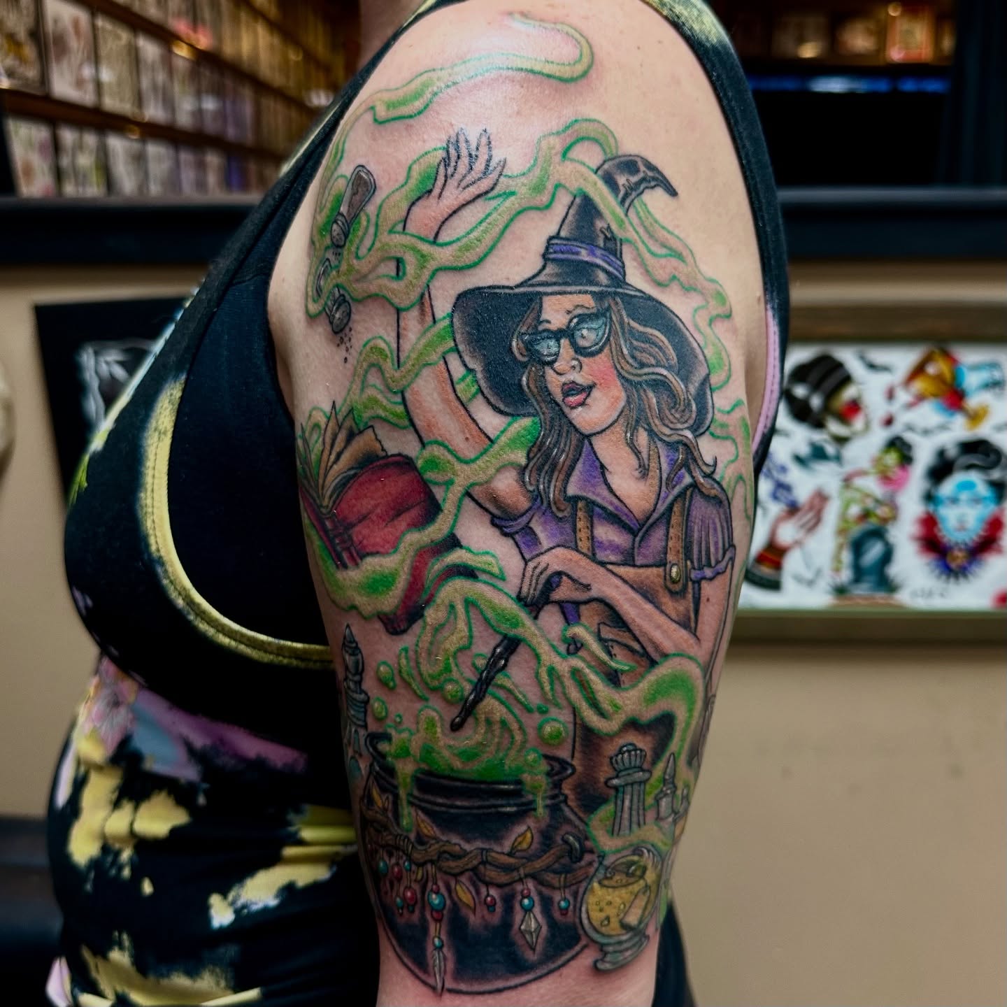 Tattoo by @calvinvoncrush — new_school, realism