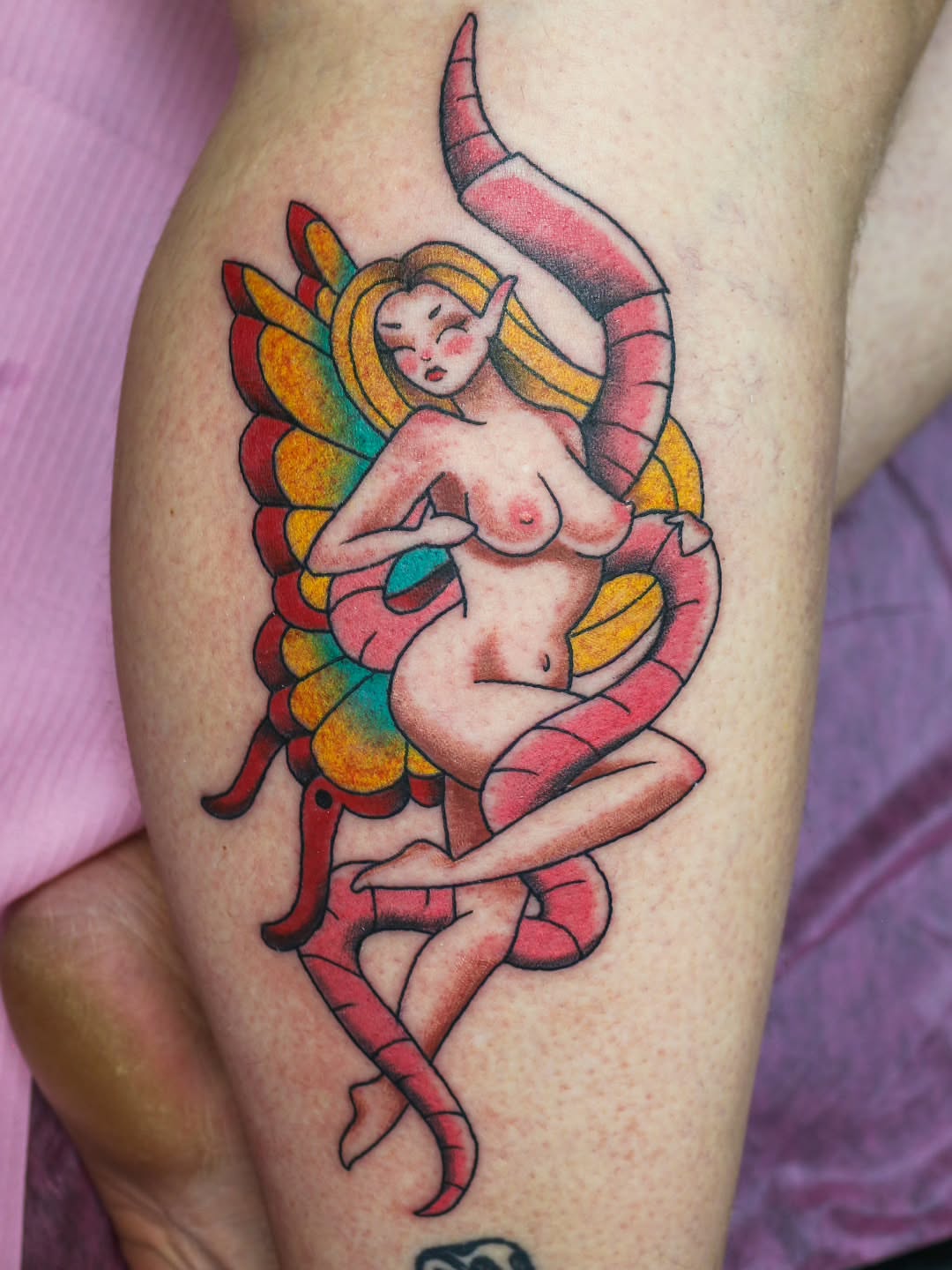 Tattoo by @misspixiedevil β new_school, illustrative