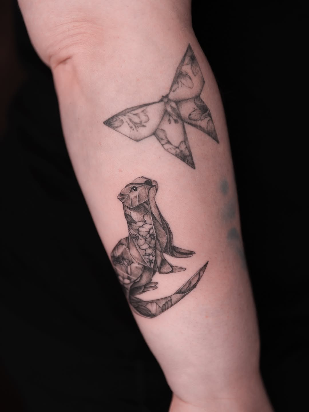 Tattoo by @alinasovina.tattooing — fine_line, black_and_grey