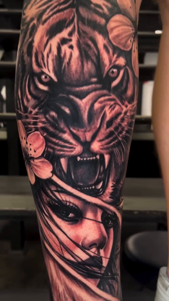 Tattoo by @jessef_tattoo — realism, japanese_irezumi