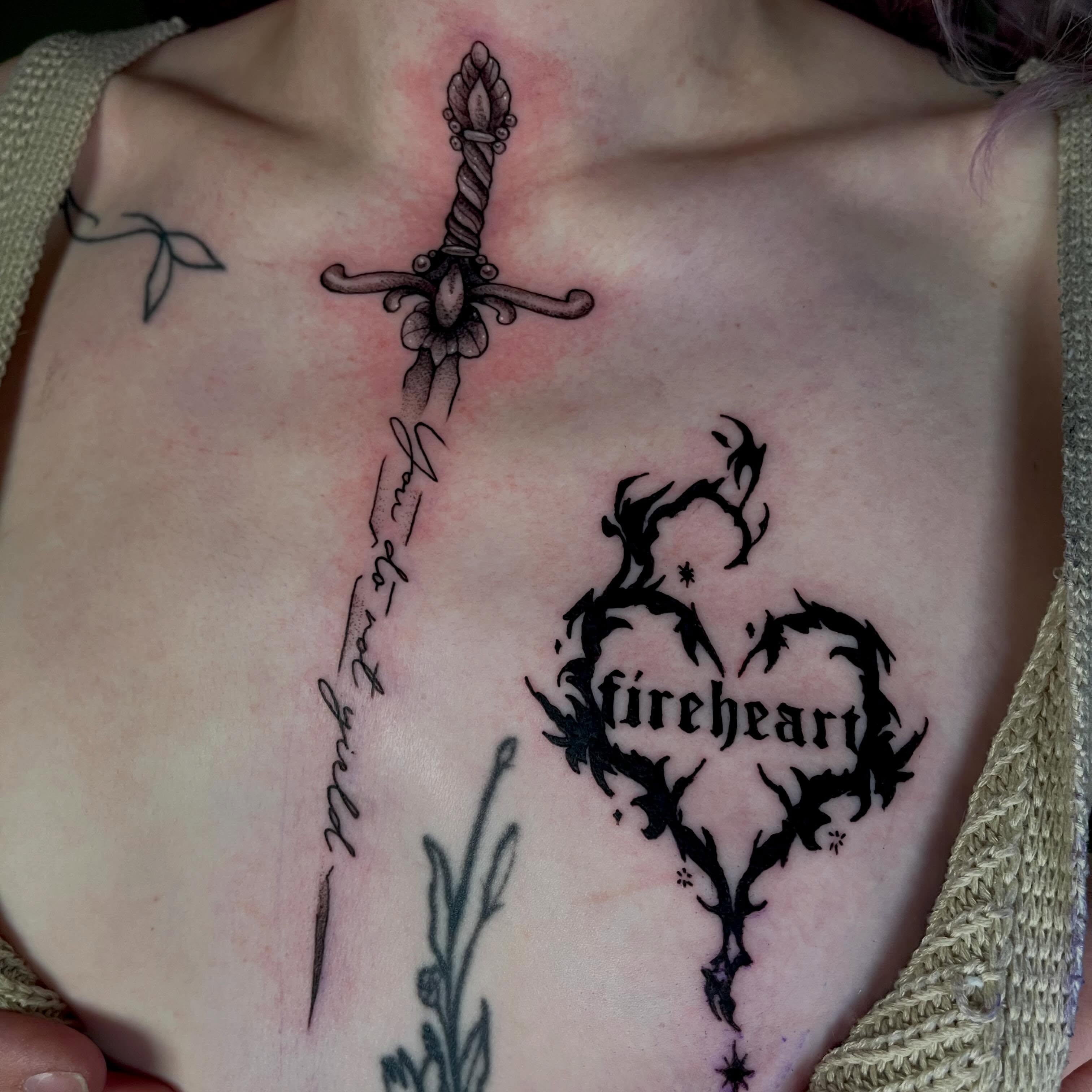 Tattoo by @bumbleknee_tattoos — black_and_grey
