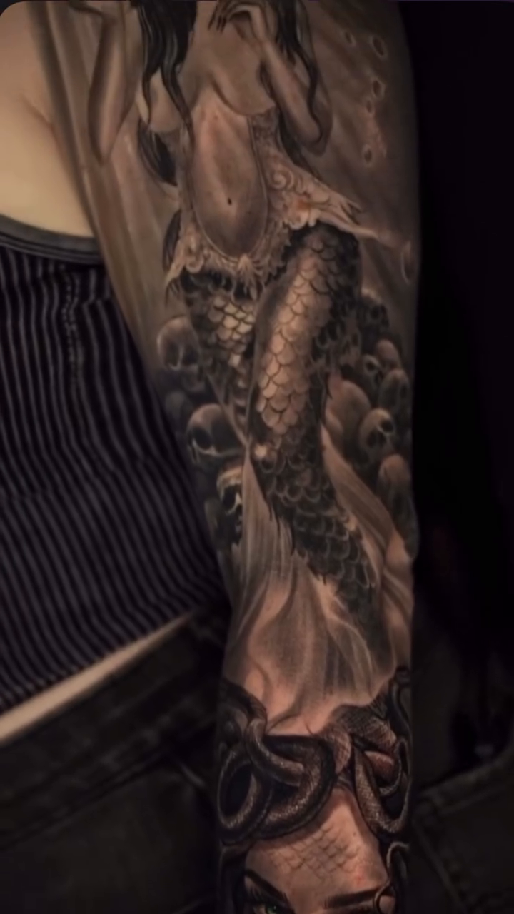 Tattoo by @tattoosbychino — realism, black_and_grey