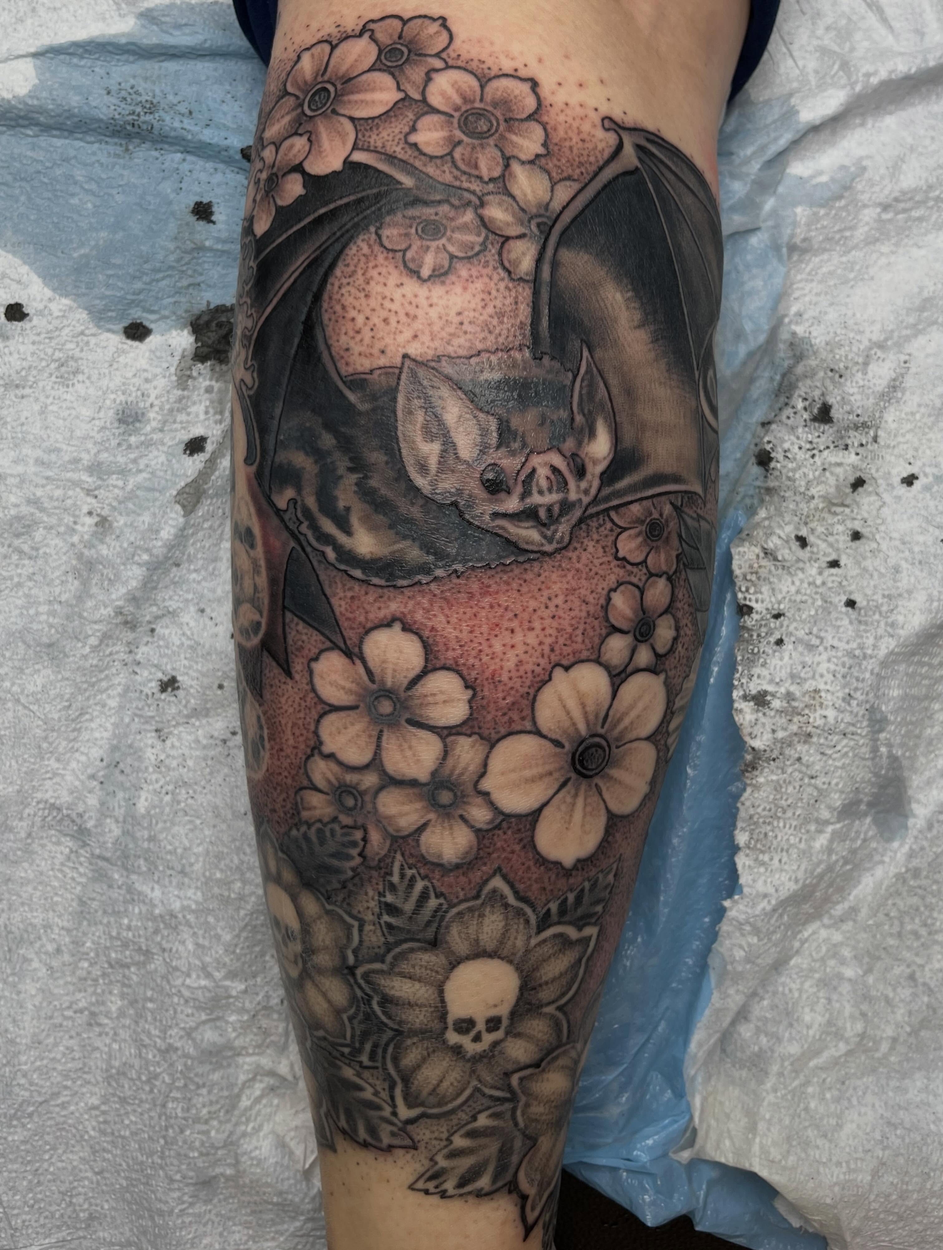 Tattoo by @stephen.j.kiss.tattoo — dotwork, realism