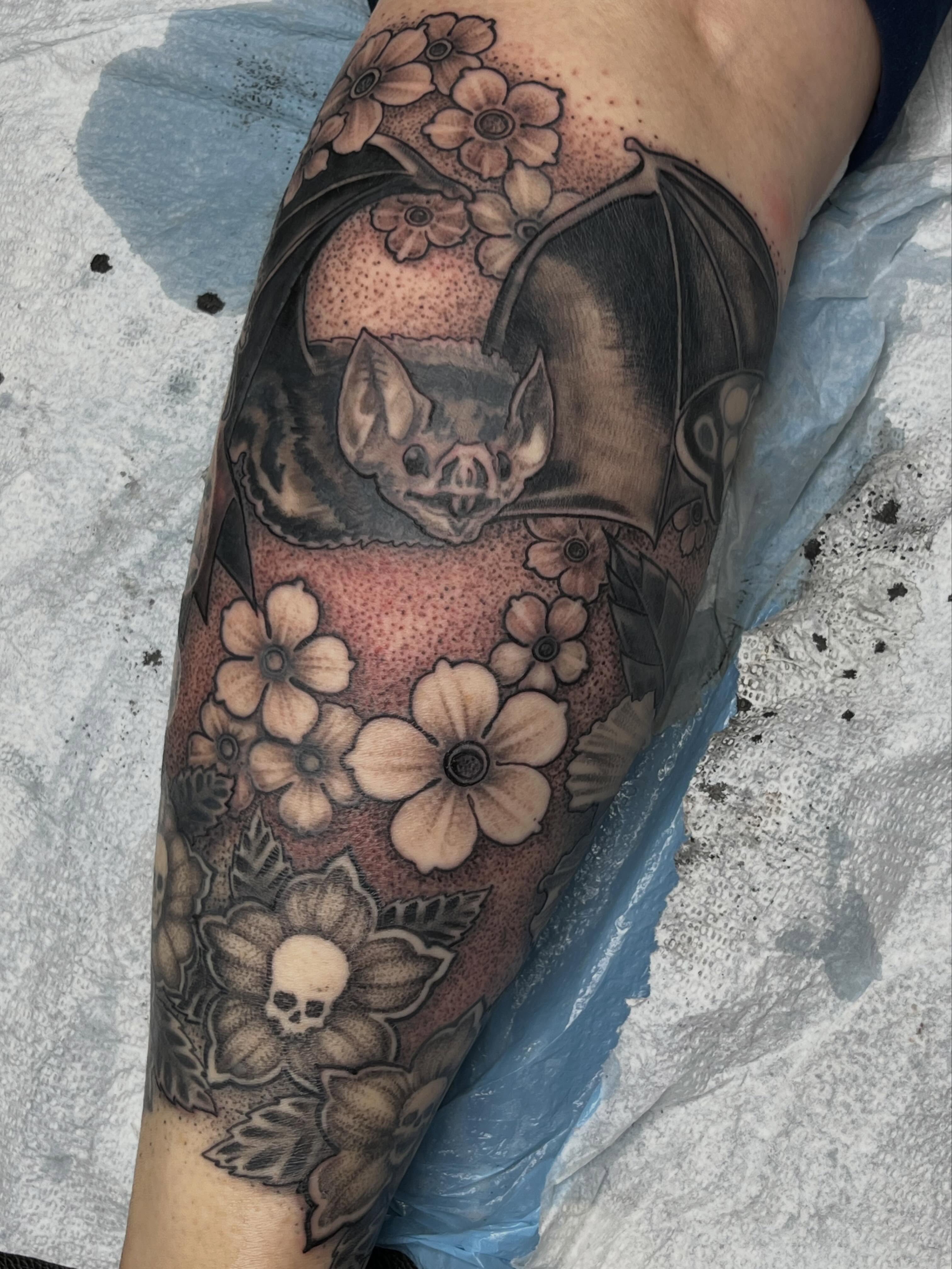 Tattoo by @stephen.j.kiss.tattoo — black_and_grey, realism