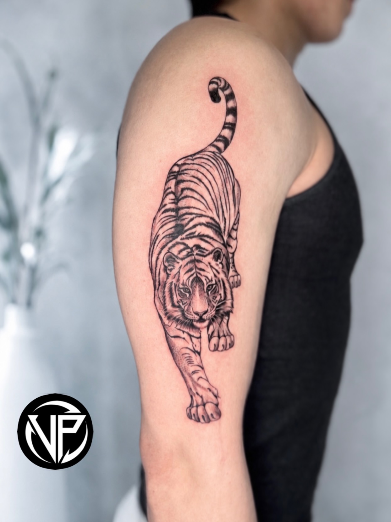 Tattoo by @vu.holistic — black_and_grey