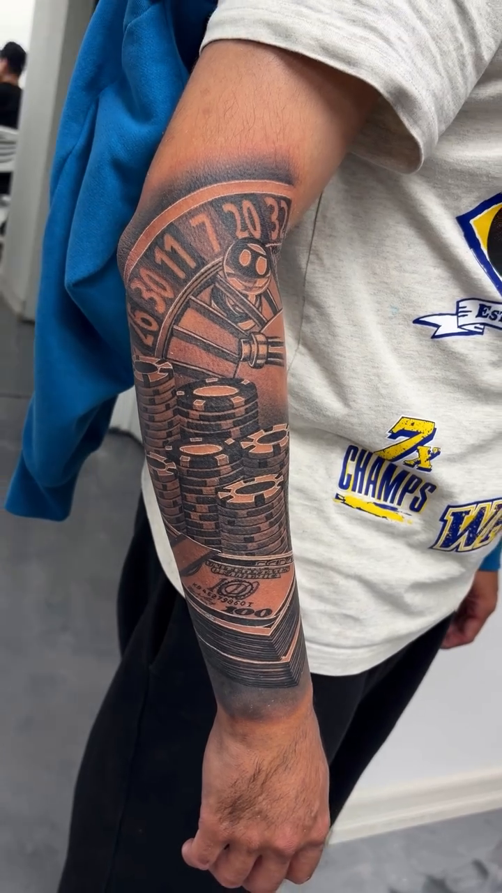 Tattoo by @12gtone — realism, black_and_grey