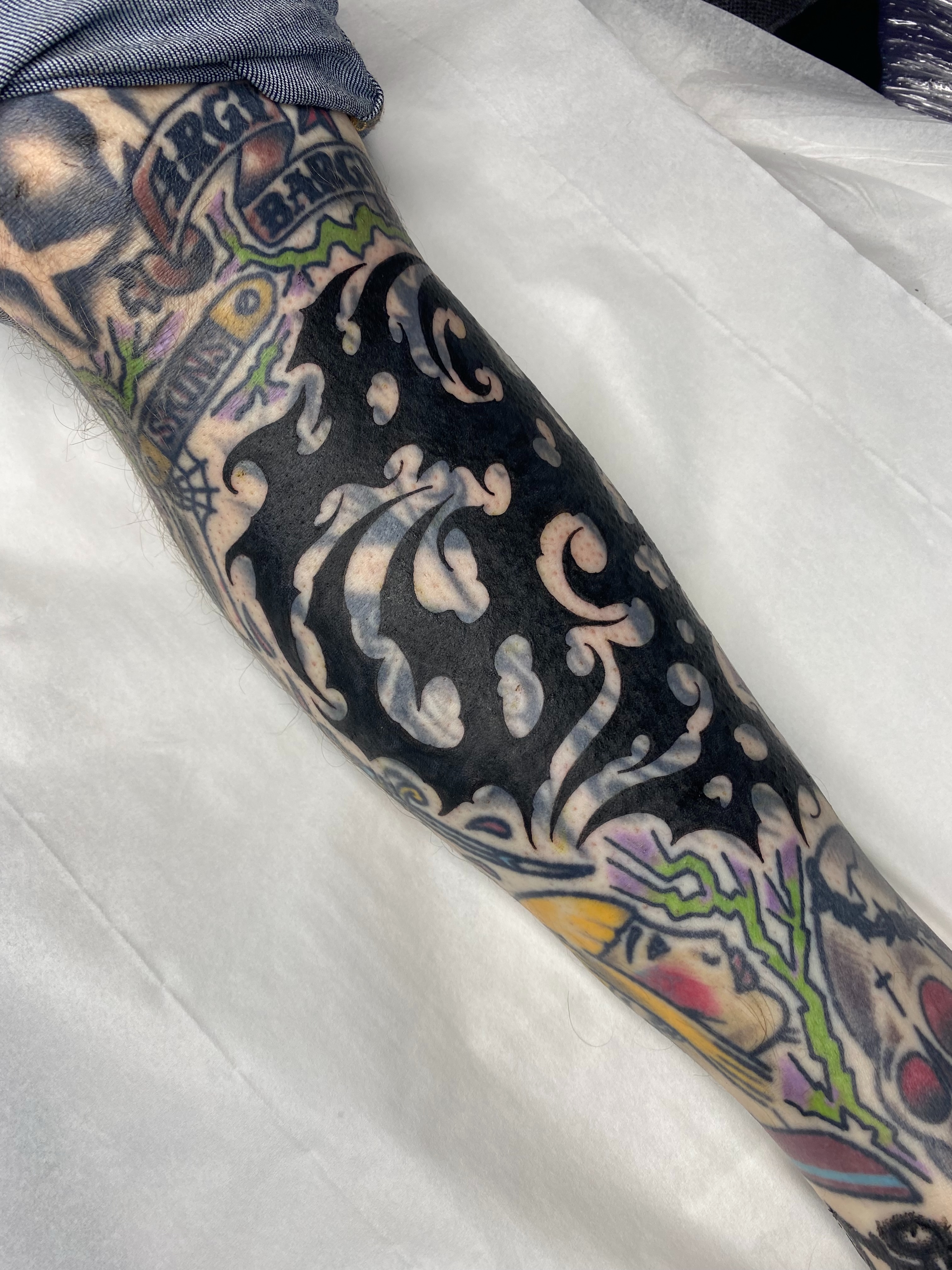 Tattoo by @annaxinks — black_and_grey