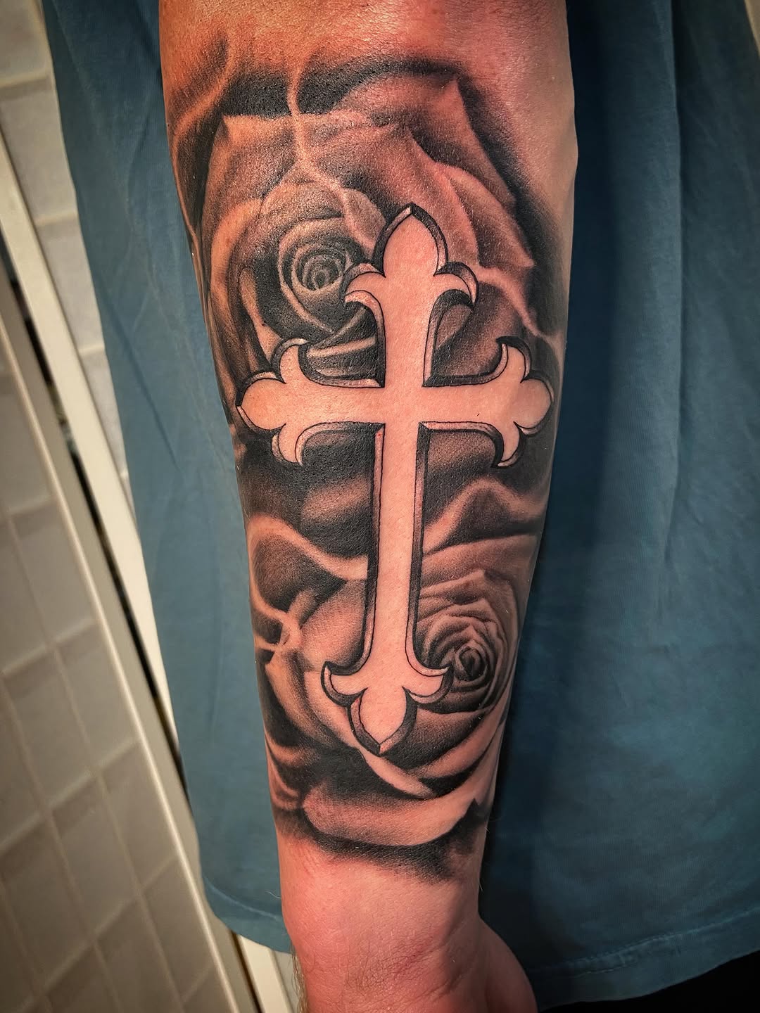 Tattoo by @dale.tattoos — realism, black_and_grey