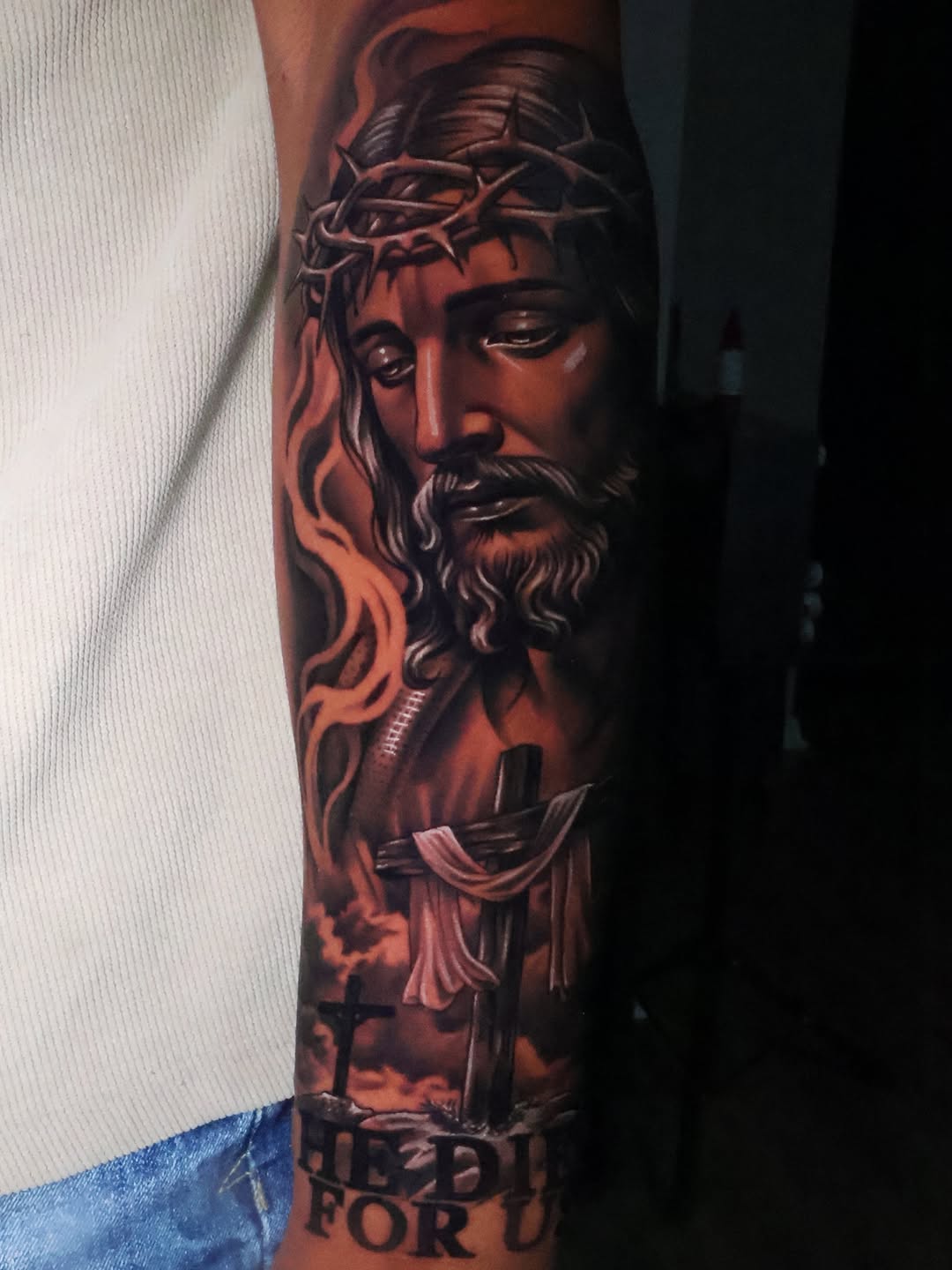 Realism tattoo on the forearm by Angels tattoo