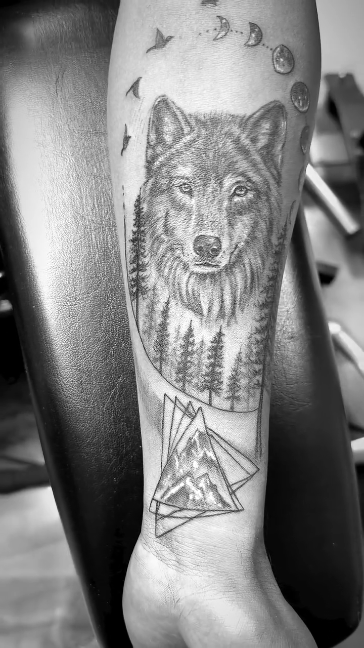 Tattoo by @dktatts — realism, black_and_grey