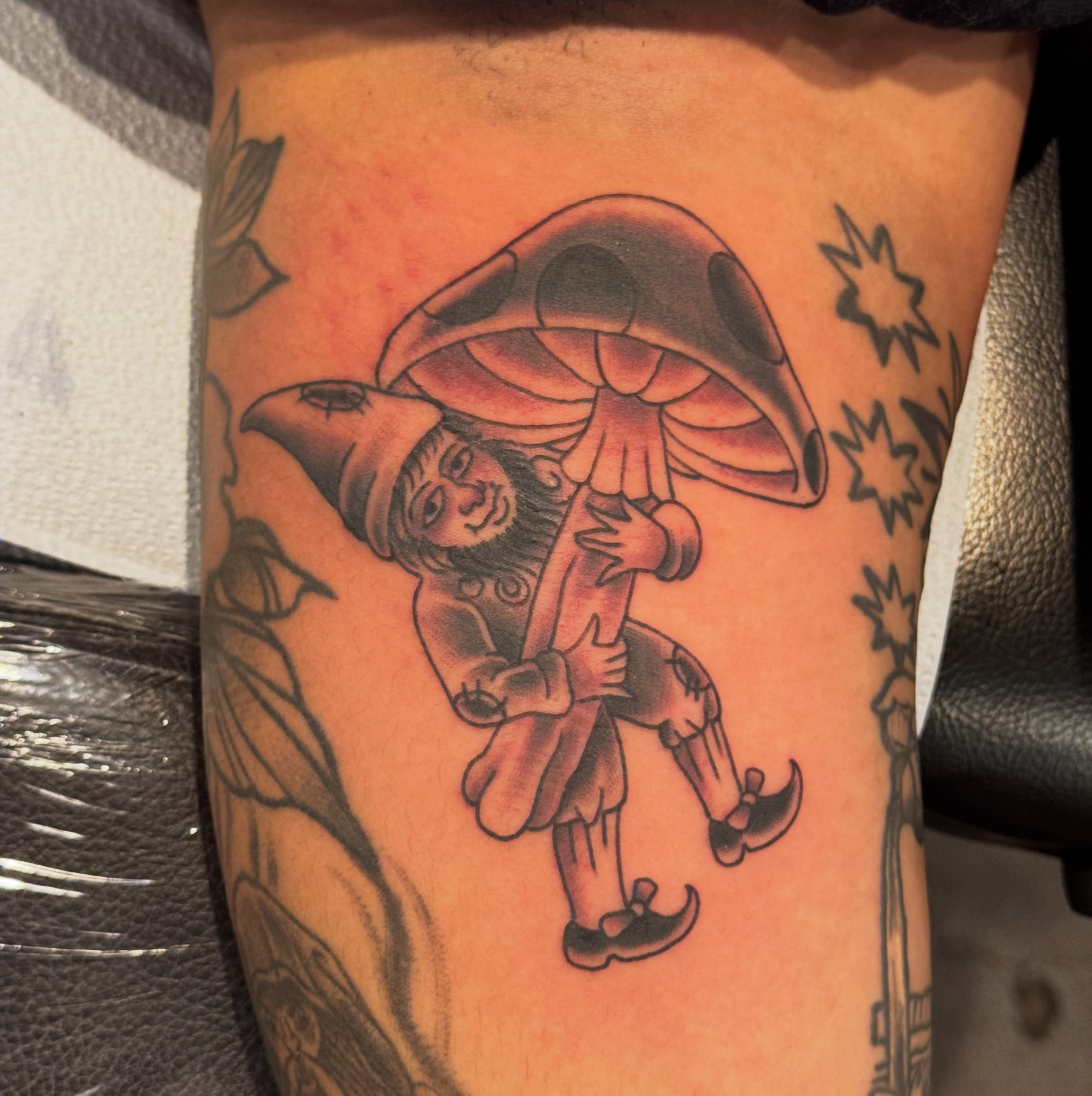 Tattoo by @thepinkmanther — american_traditional