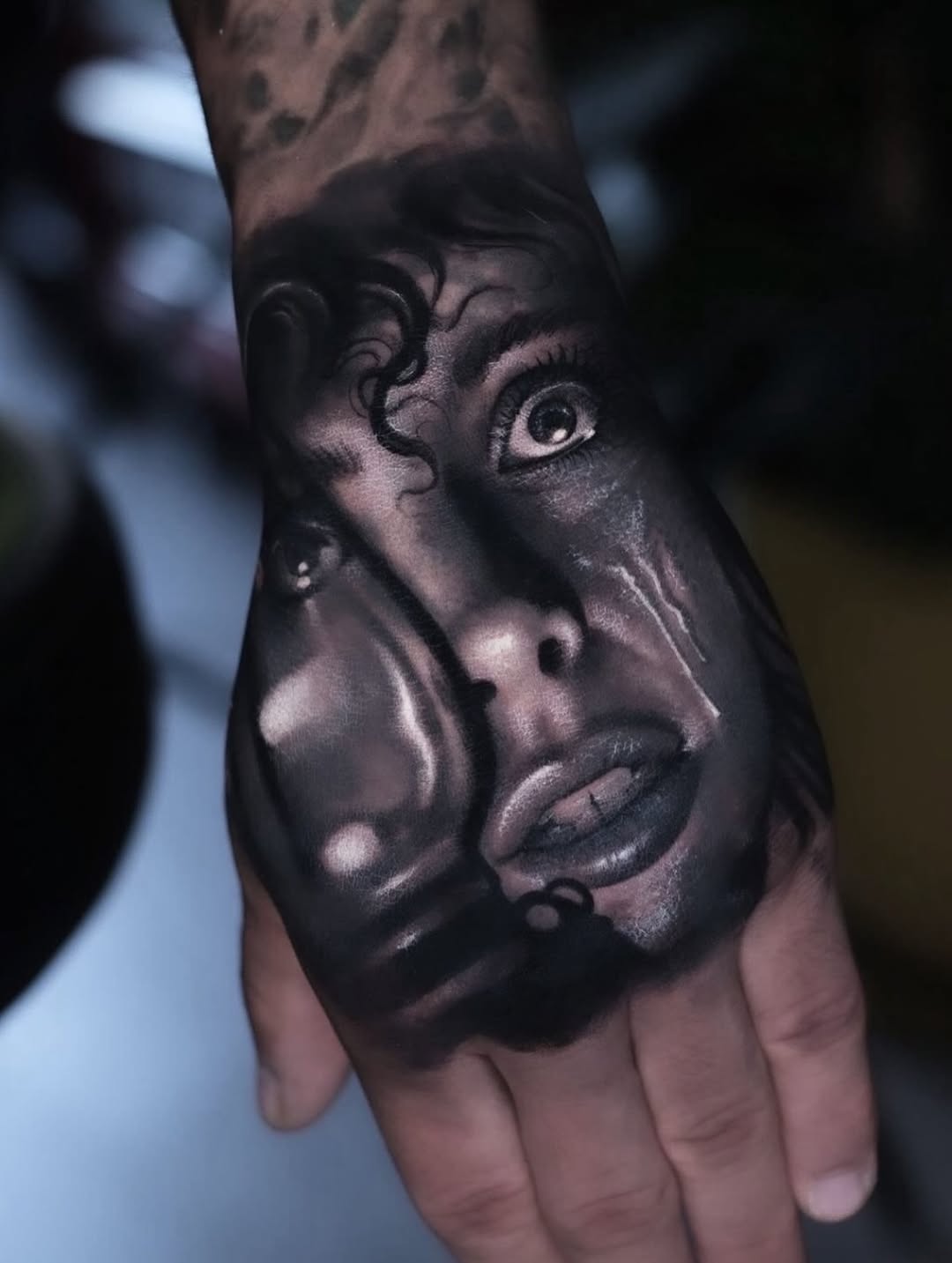 Tattoo by @the_marra_ — realism, black_and_grey