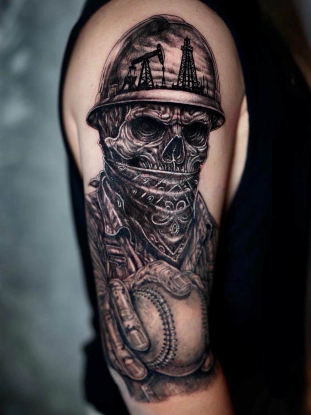 Tattoo by @henrryink — realism, black_and_grey