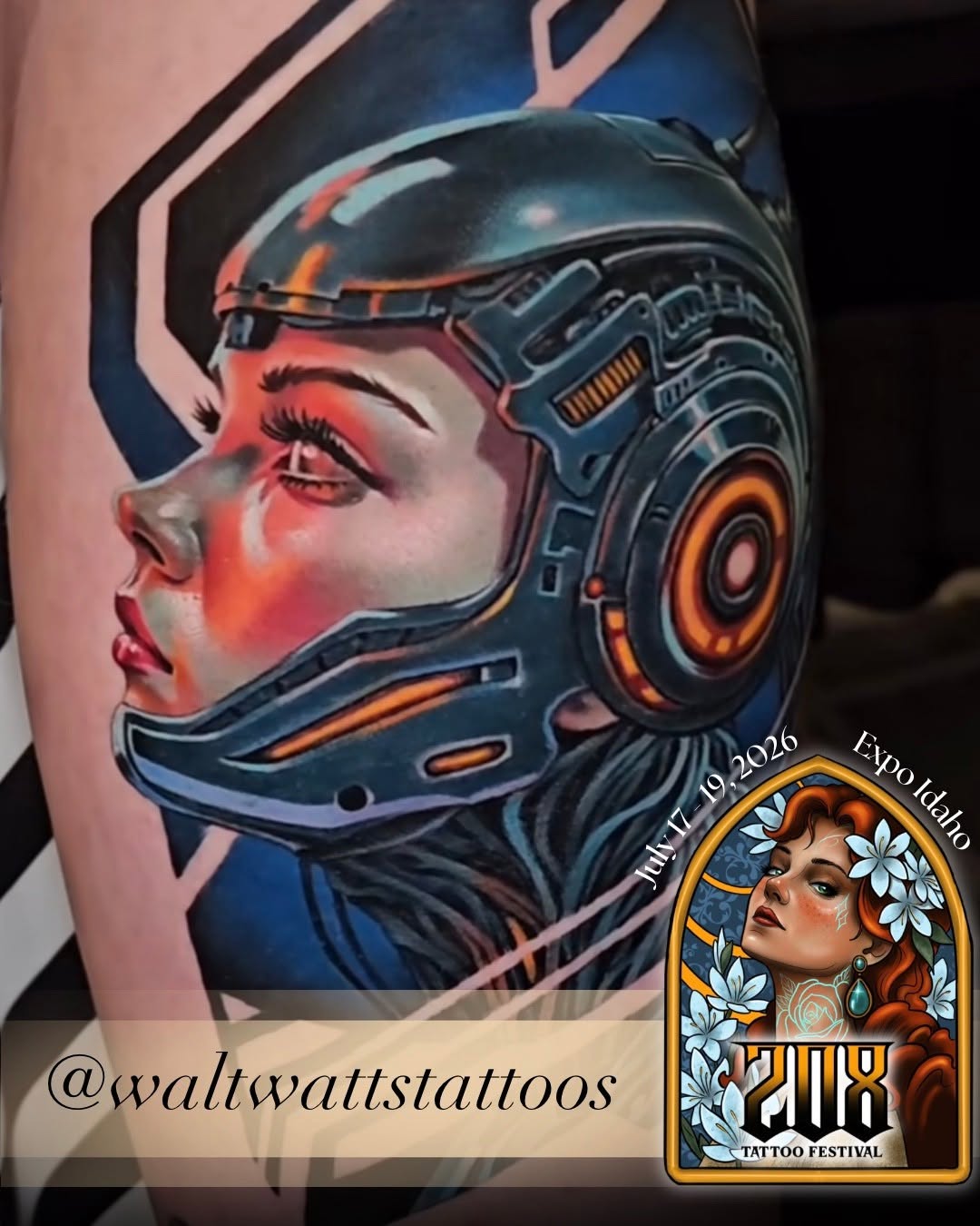 Tattoo work at Hell City Tattoo Fest – Phoenix 2026