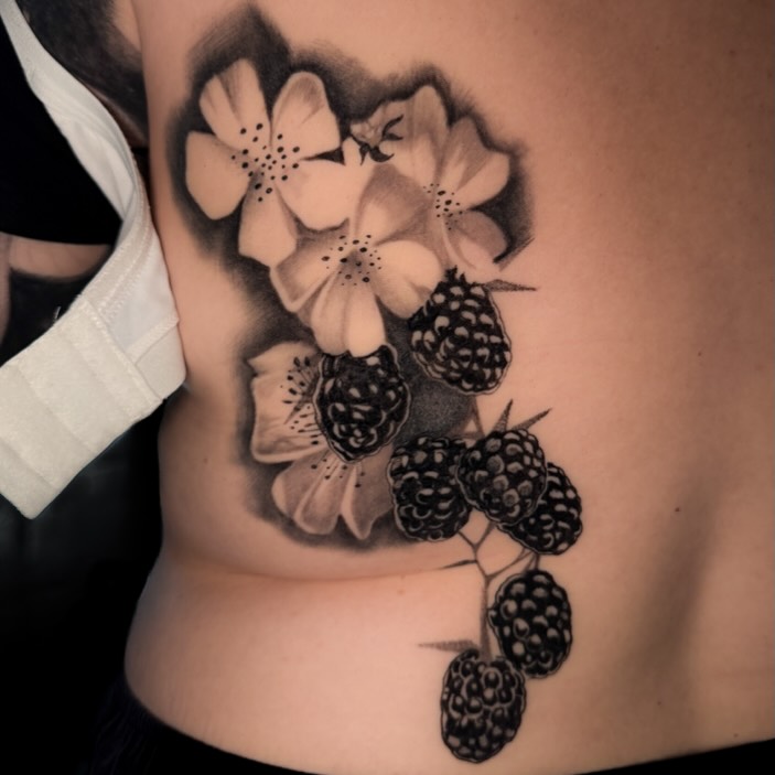 Tattoo by @_dreadnot_ — black_and_grey, realism