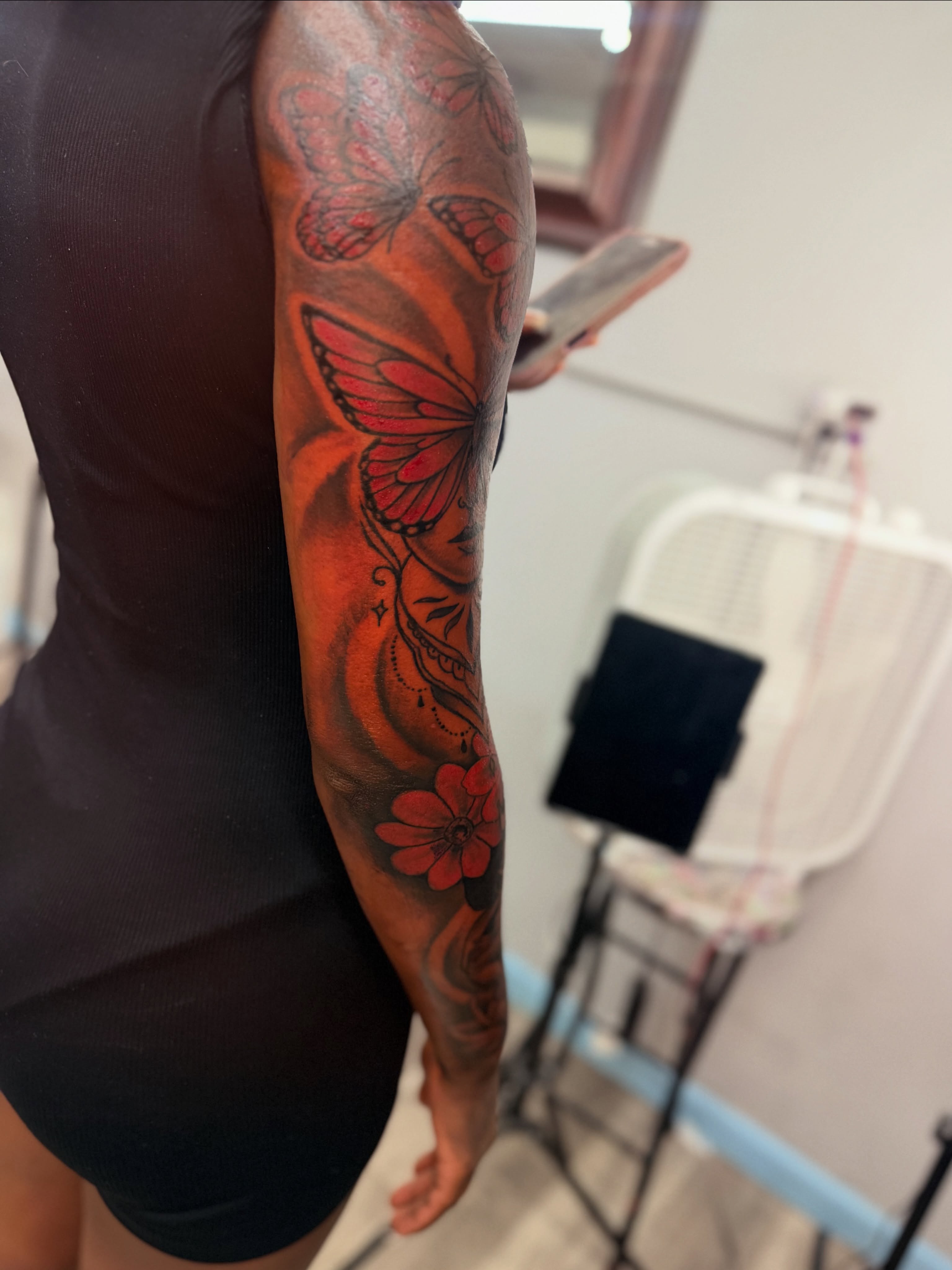 Tattoo by @inkbyjaee — realism, dotwork