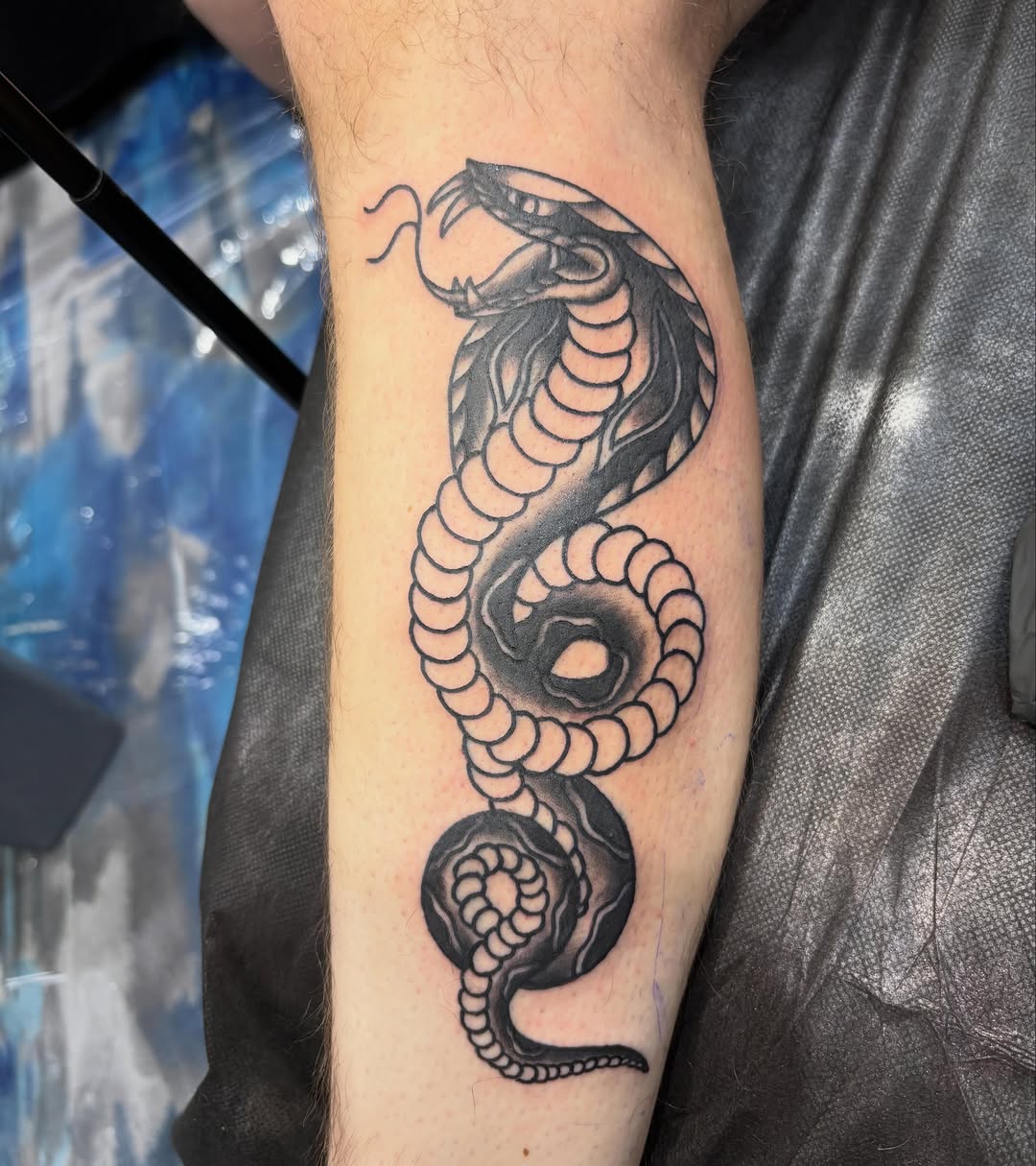 Tattoo by @trawlinson_tattoos — american_traditional, black_and_grey